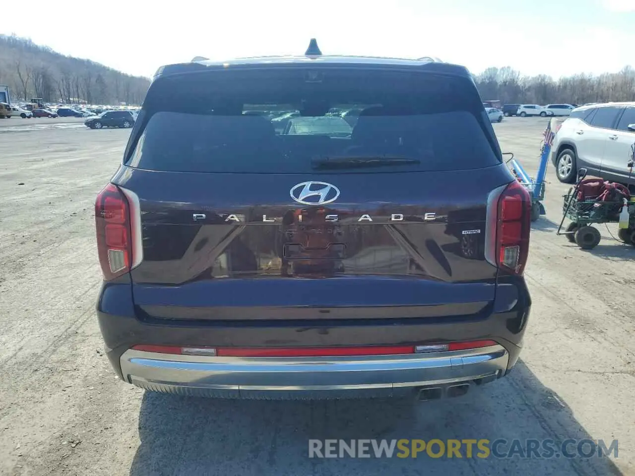 6 fotografías del automóvil dañado KM8R7DGE7PU572340 HYUNDAI PALISADE 2023