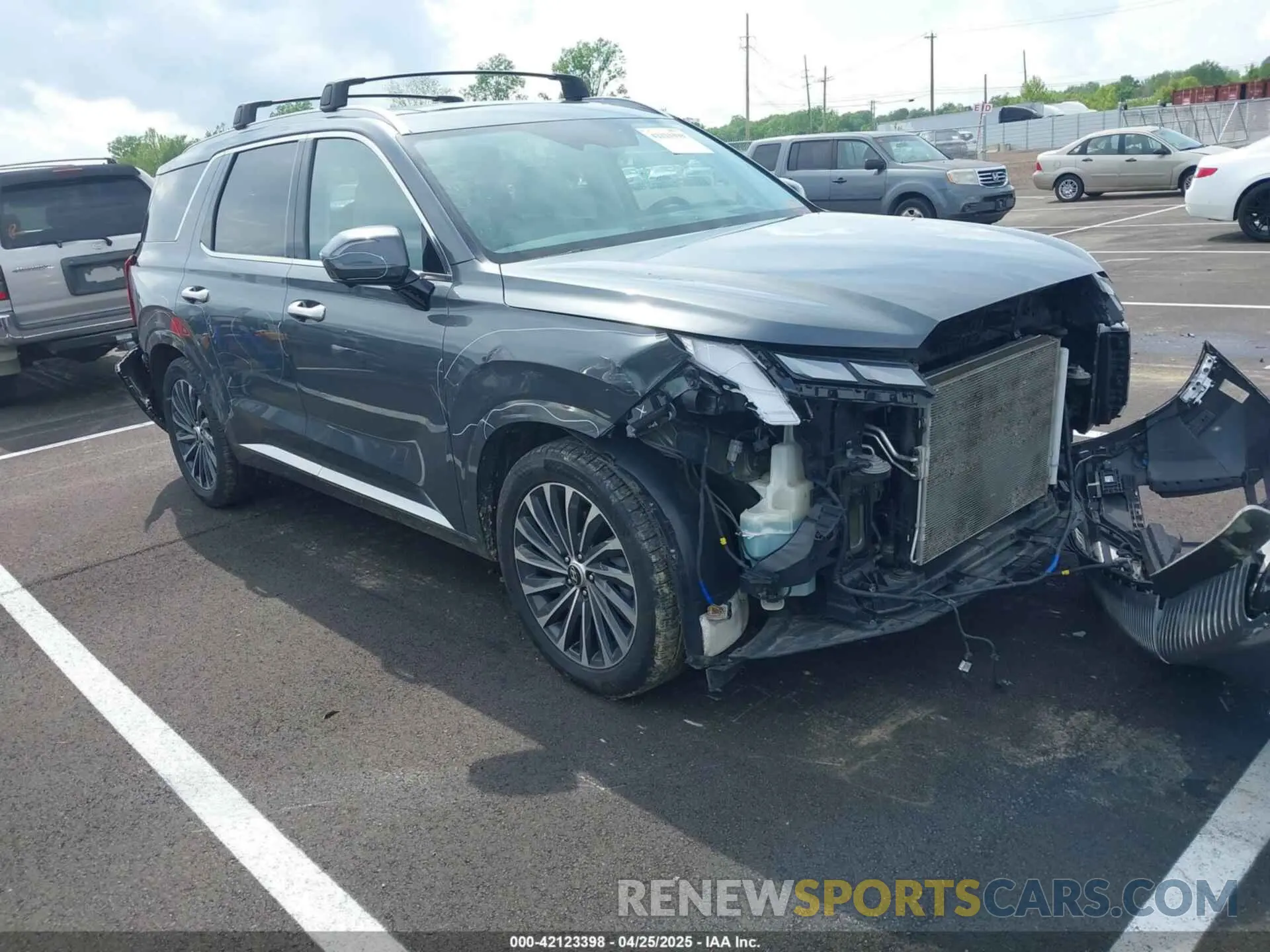 1 fotografías del automóvil dañado KM8R7DGE8PU558348 HYUNDAI PALISADE 2023