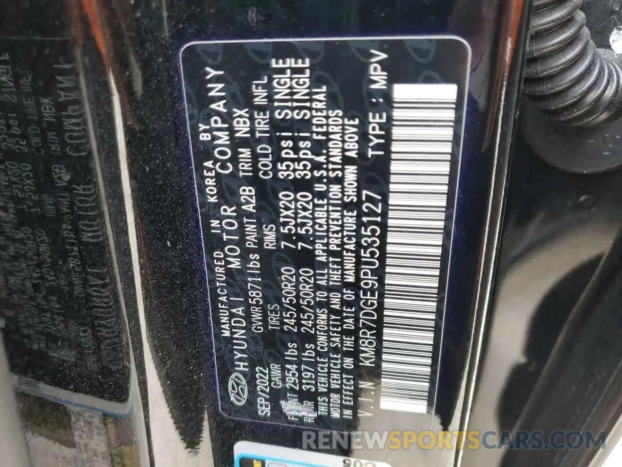 14 fotografías del automóvil dañado KM8R7DGE9PU535127 HYUNDAI PALISADE 2023