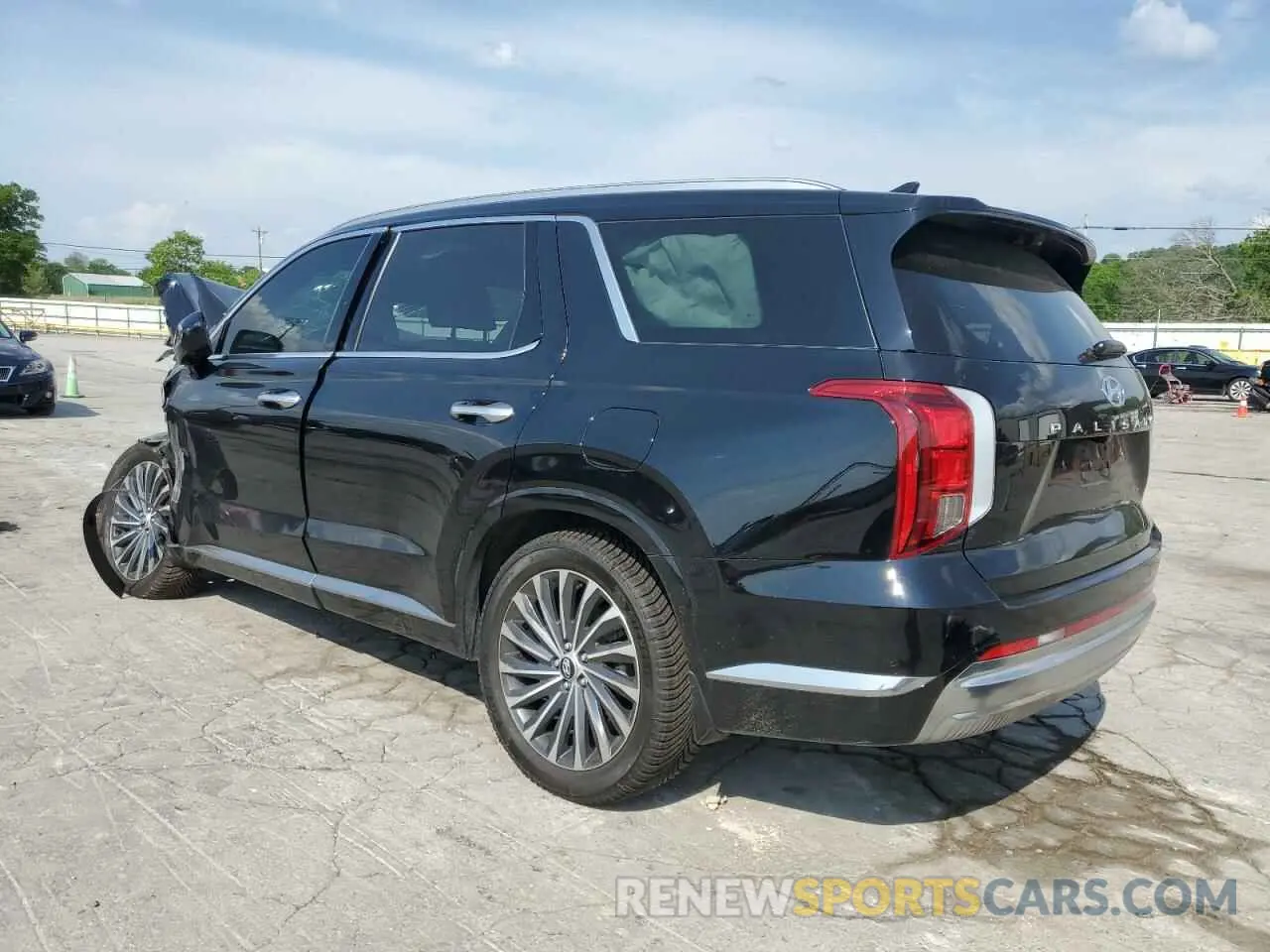 2 fotografías del automóvil dañado KM8R7DGE9PU535127 HYUNDAI PALISADE 2023