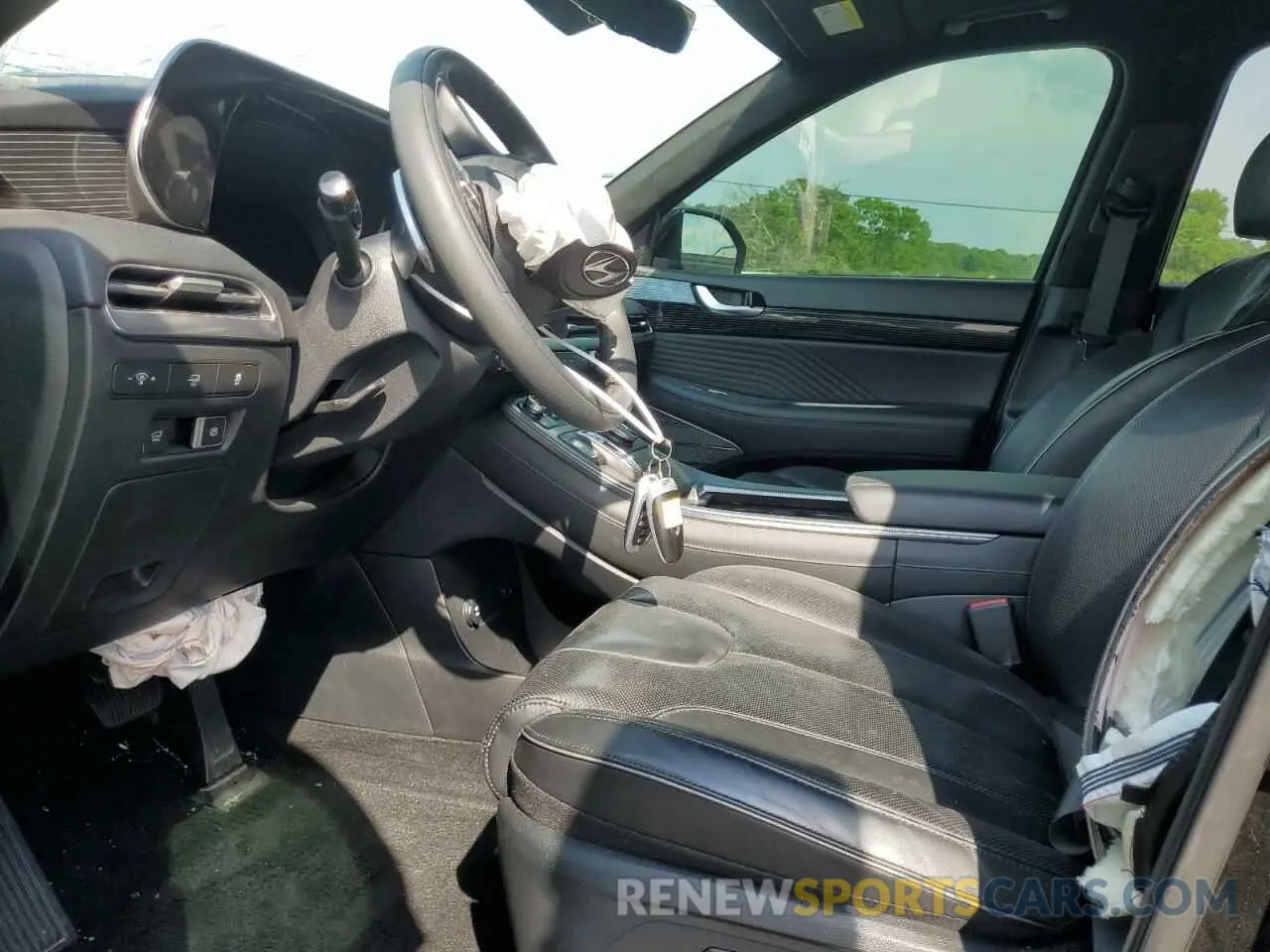 7 fotografías del automóvil dañado KM8R7DGE9PU535127 HYUNDAI PALISADE 2023