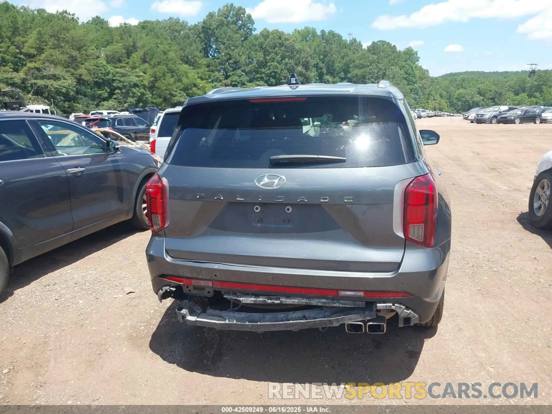16 fotografías del automóvil dañado KM8R24GE2RU742301 HYUNDAI PALISADE 2024