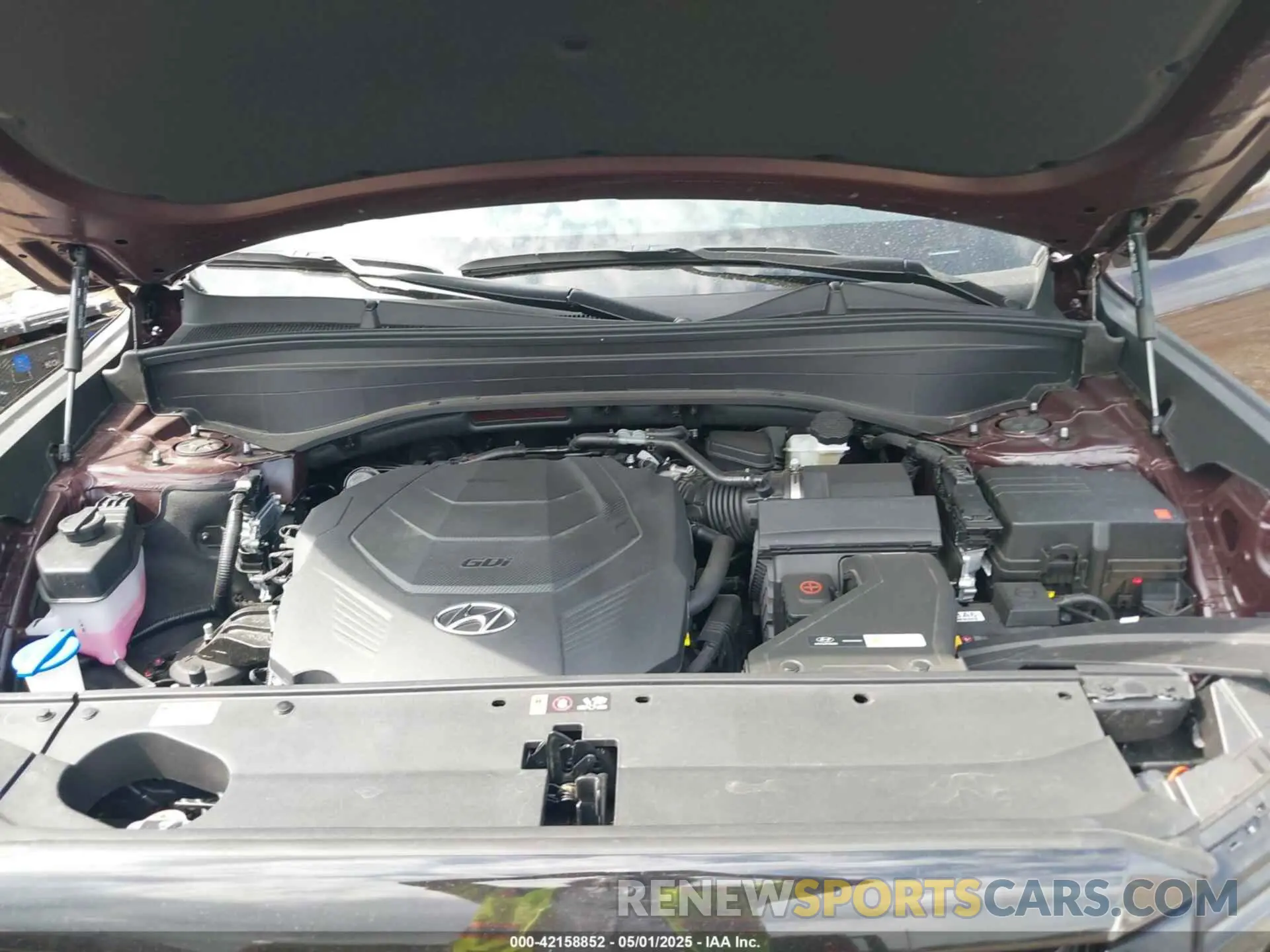 10 fotografías del automóvil dañado KM8R24GE3RU796125 HYUNDAI PALISADE 2024