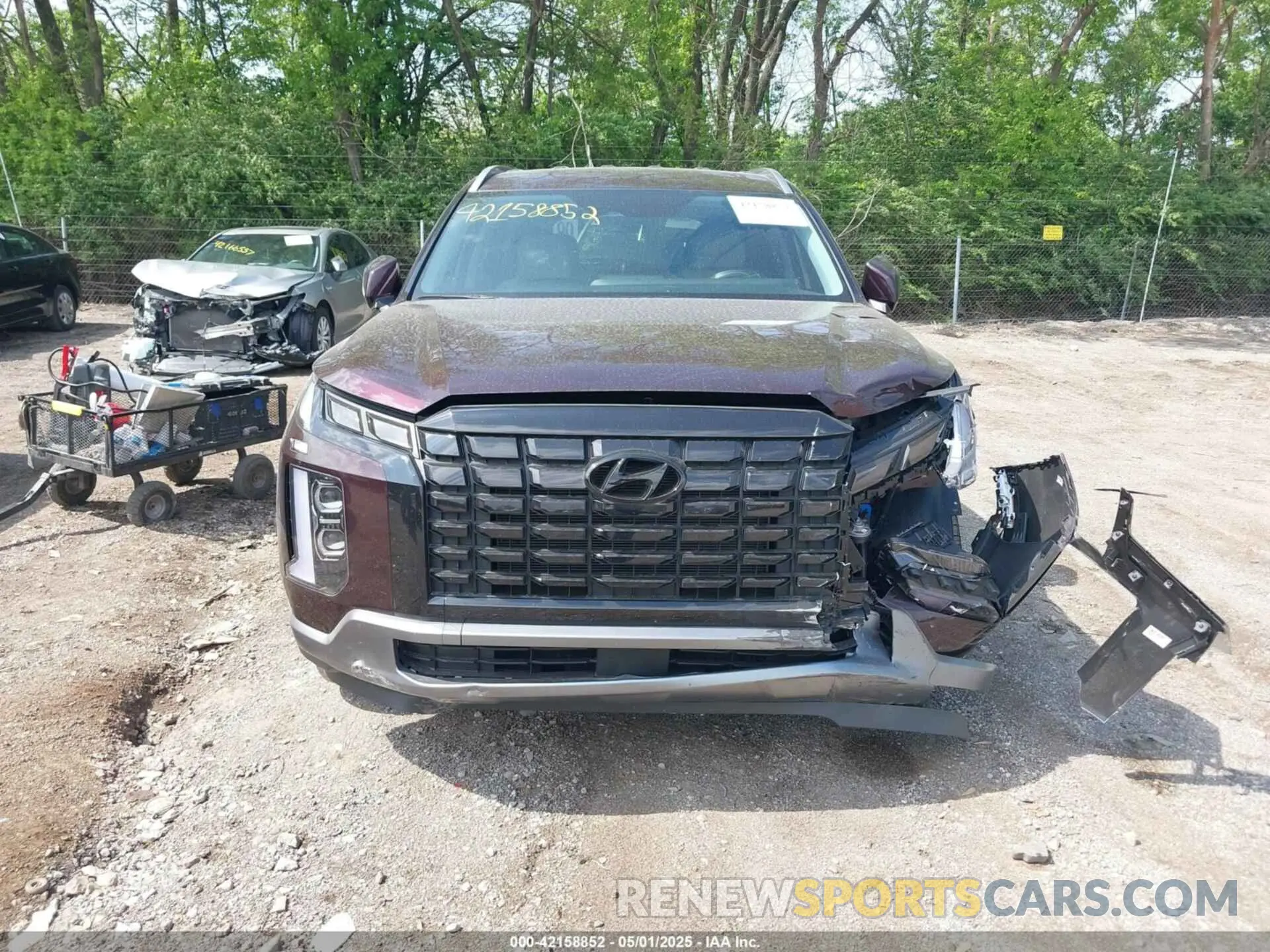 12 fotografías del automóvil dañado KM8R24GE3RU796125 HYUNDAI PALISADE 2024