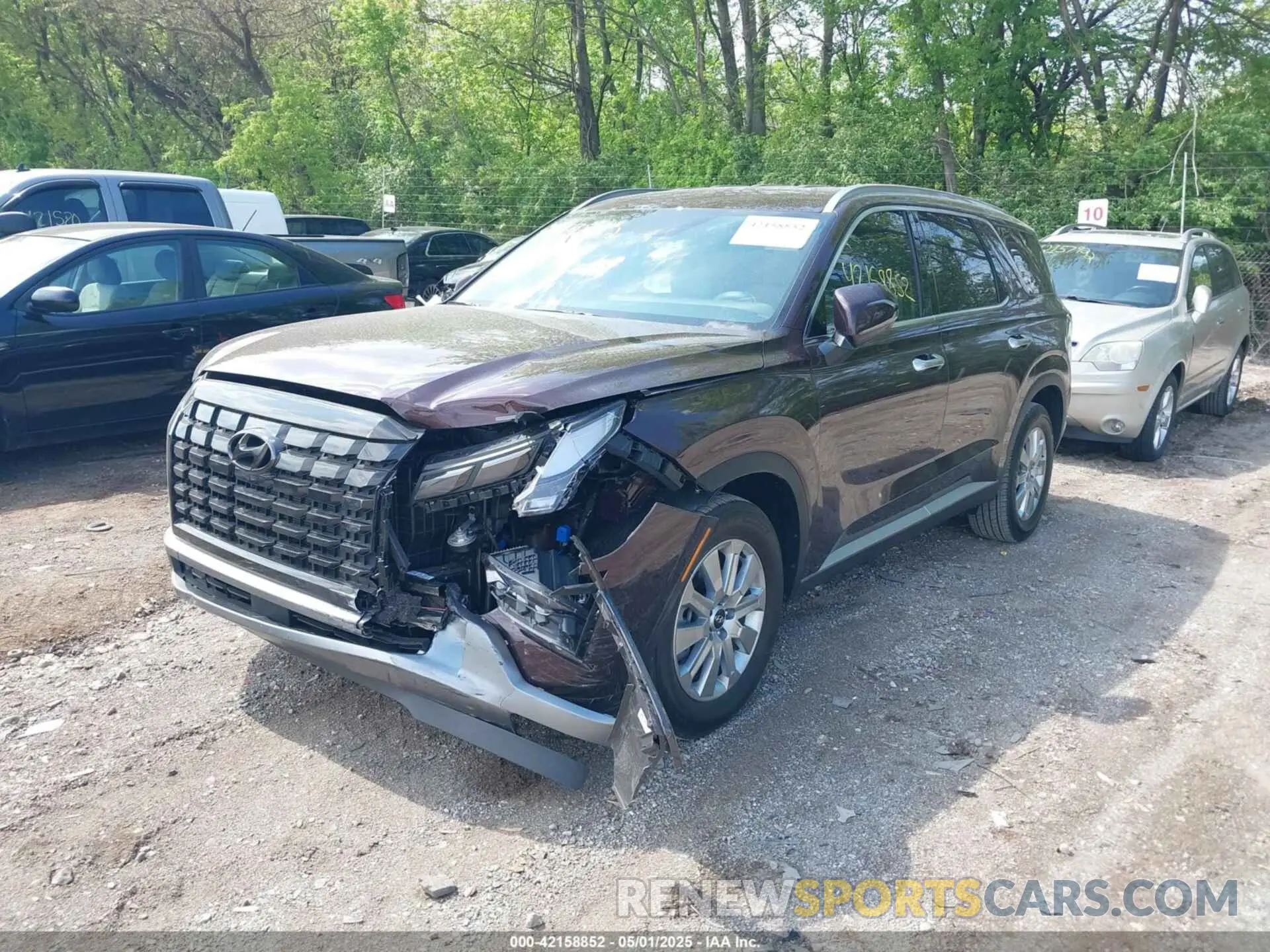 2 fotografías del automóvil dañado KM8R24GE3RU796125 HYUNDAI PALISADE 2024