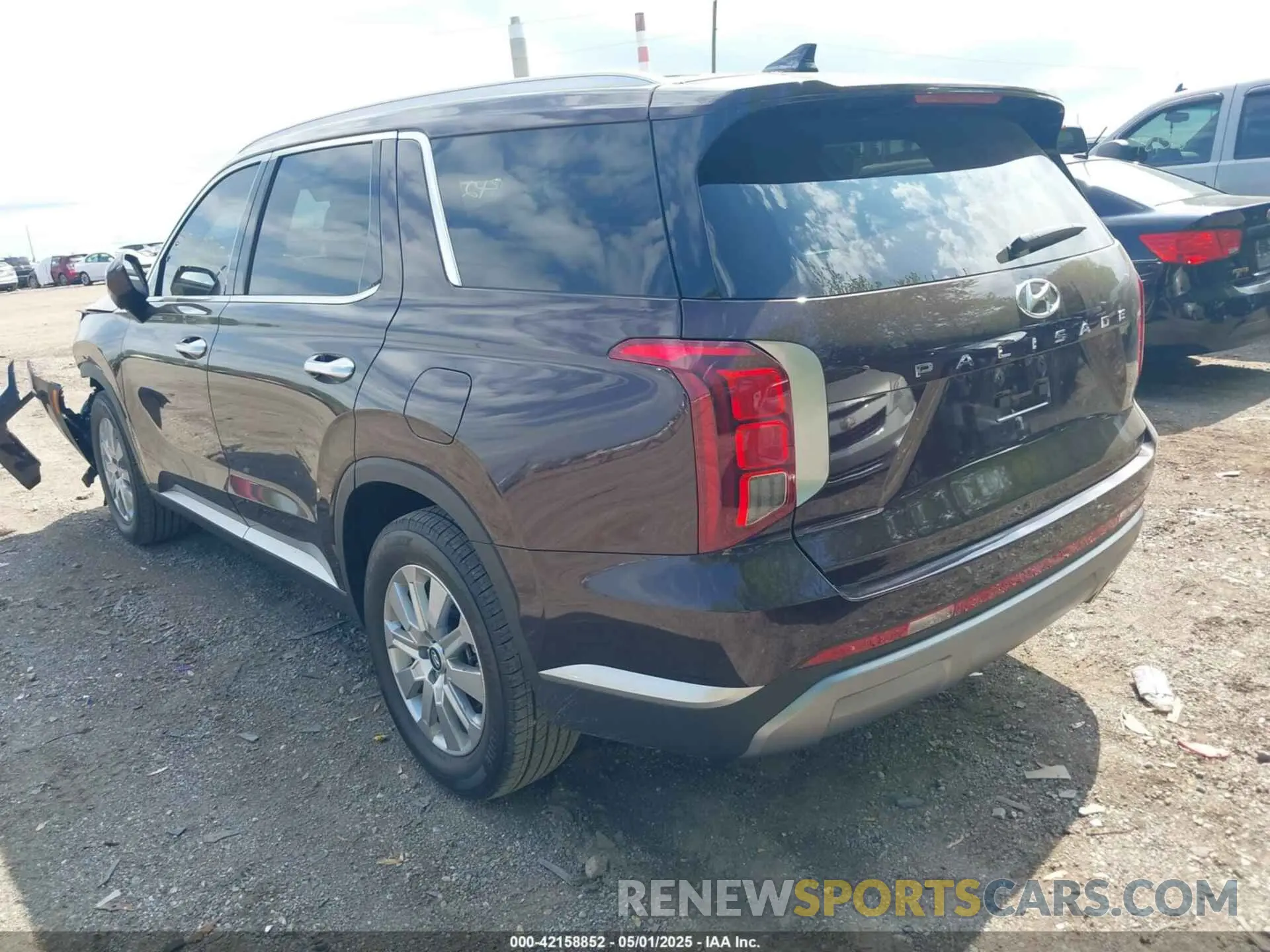 3 fotografías del automóvil dañado KM8R24GE3RU796125 HYUNDAI PALISADE 2024