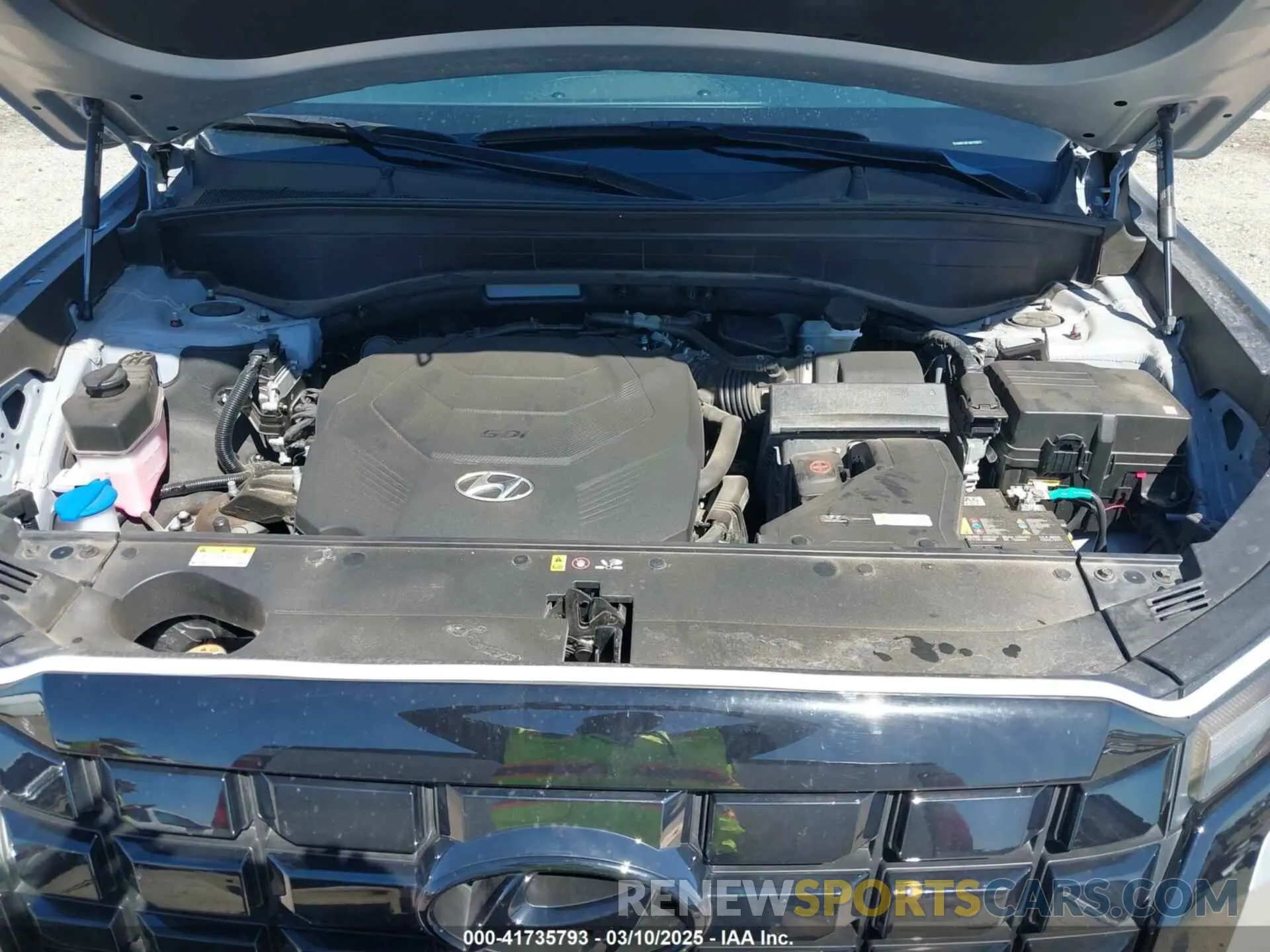 10 fotografías del automóvil dañado KM8R24GE4RU740923 HYUNDAI PALISADE 2024