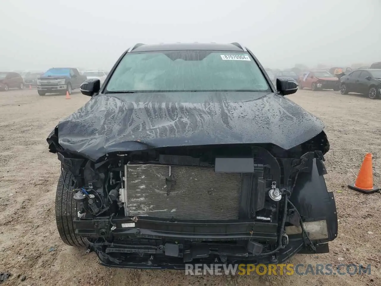 5 fotografías del automóvil dañado KM8R24GE5RU655525 HYUNDAI PALISADE 2024