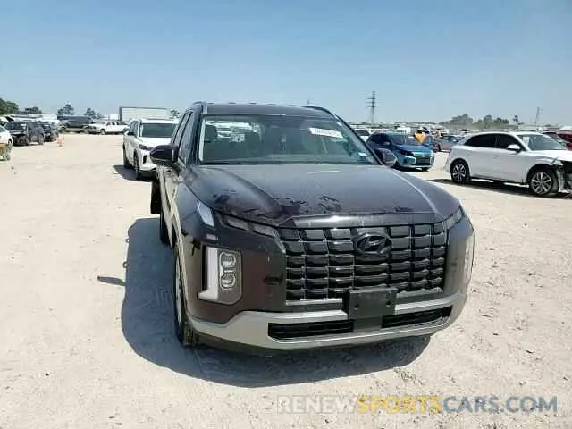12 fotografías del automóvil dañado KM8R24GE5RU780167 HYUNDAI PALISADE 2024