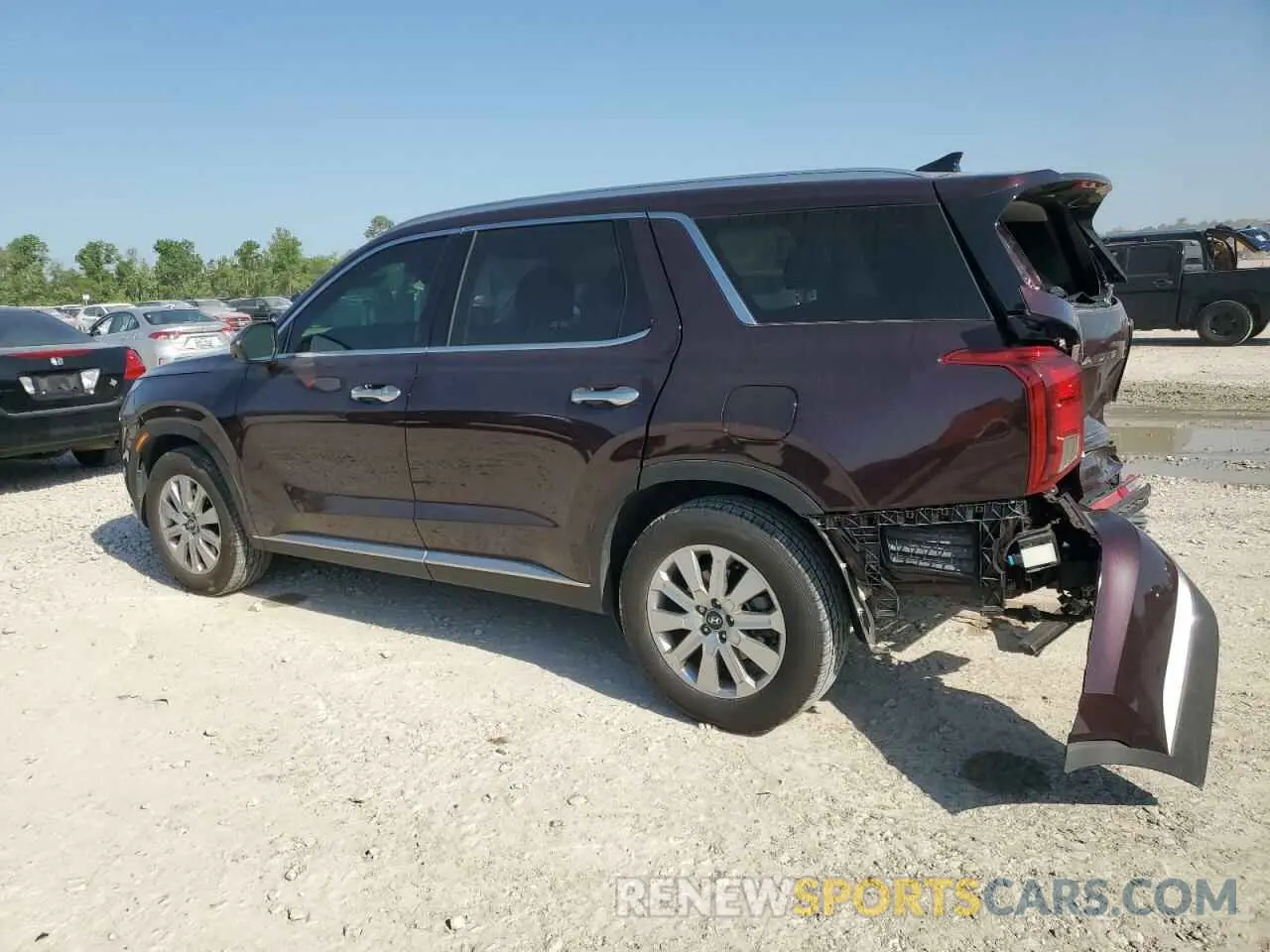 2 fotografías del automóvil dañado KM8R24GE5RU780167 HYUNDAI PALISADE 2024