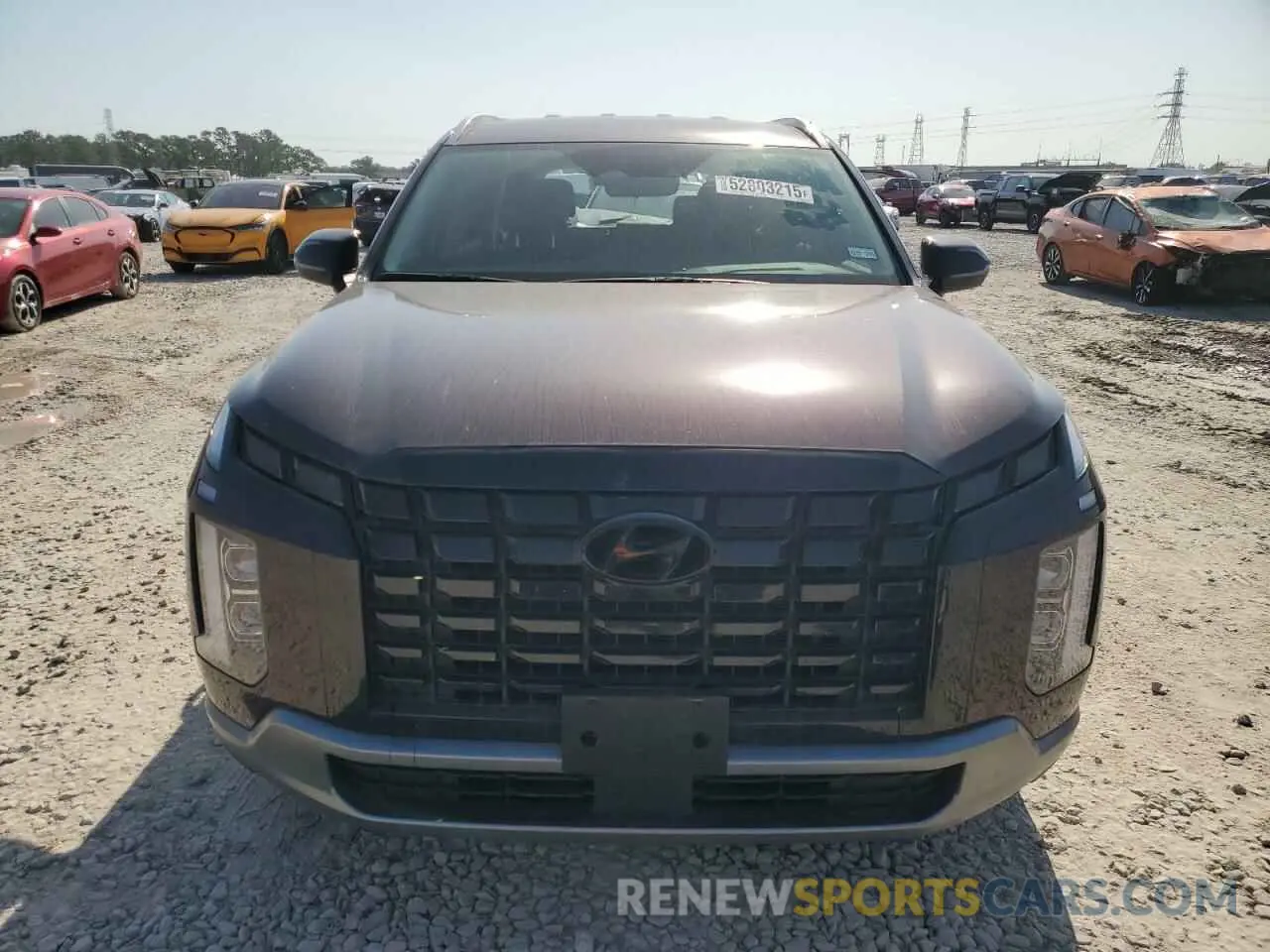 5 fotografías del automóvil dañado KM8R24GE5RU780167 HYUNDAI PALISADE 2024