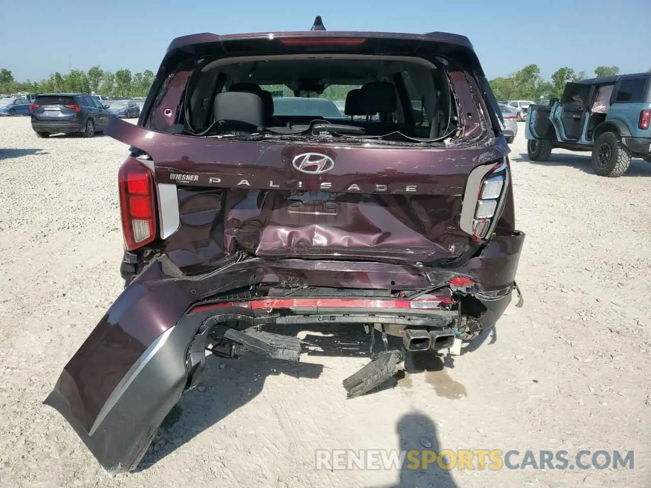6 fotografías del automóvil dañado KM8R24GE5RU780167 HYUNDAI PALISADE 2024