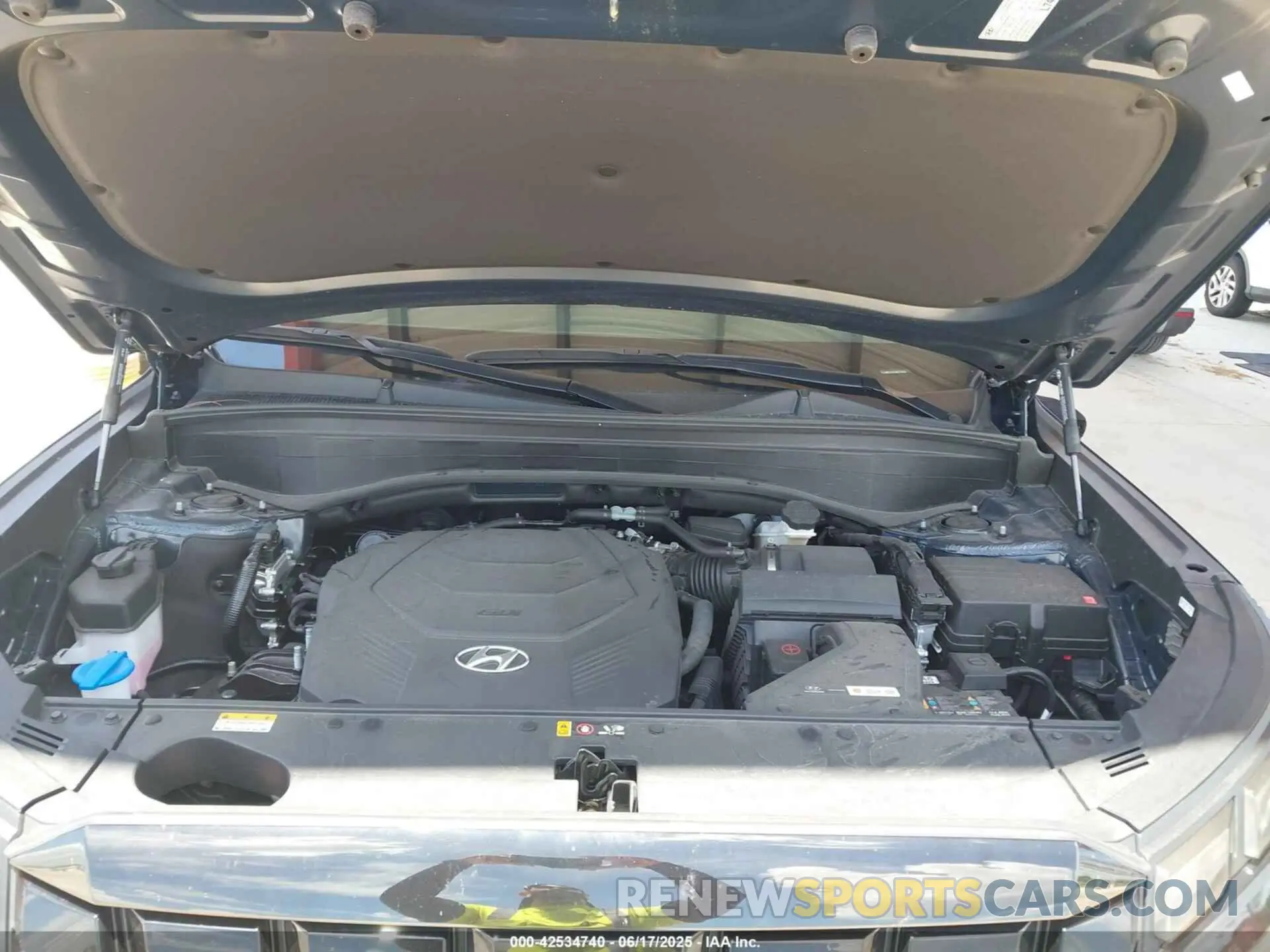 10 fotografías del automóvil dañado KM8R24GE6RU736338 HYUNDAI PALISADE 2024