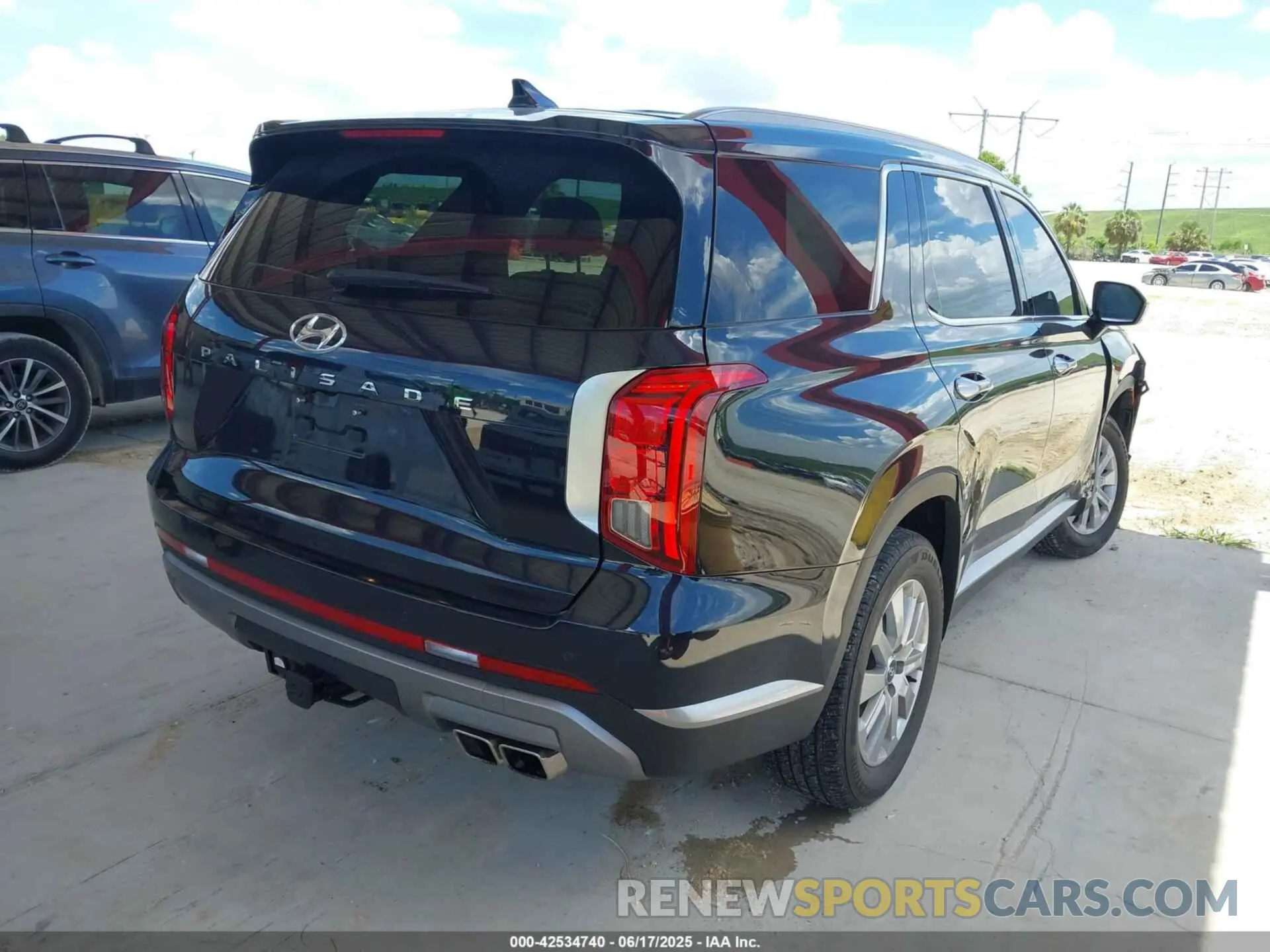 4 fotografías del automóvil dañado KM8R24GE6RU736338 HYUNDAI PALISADE 2024