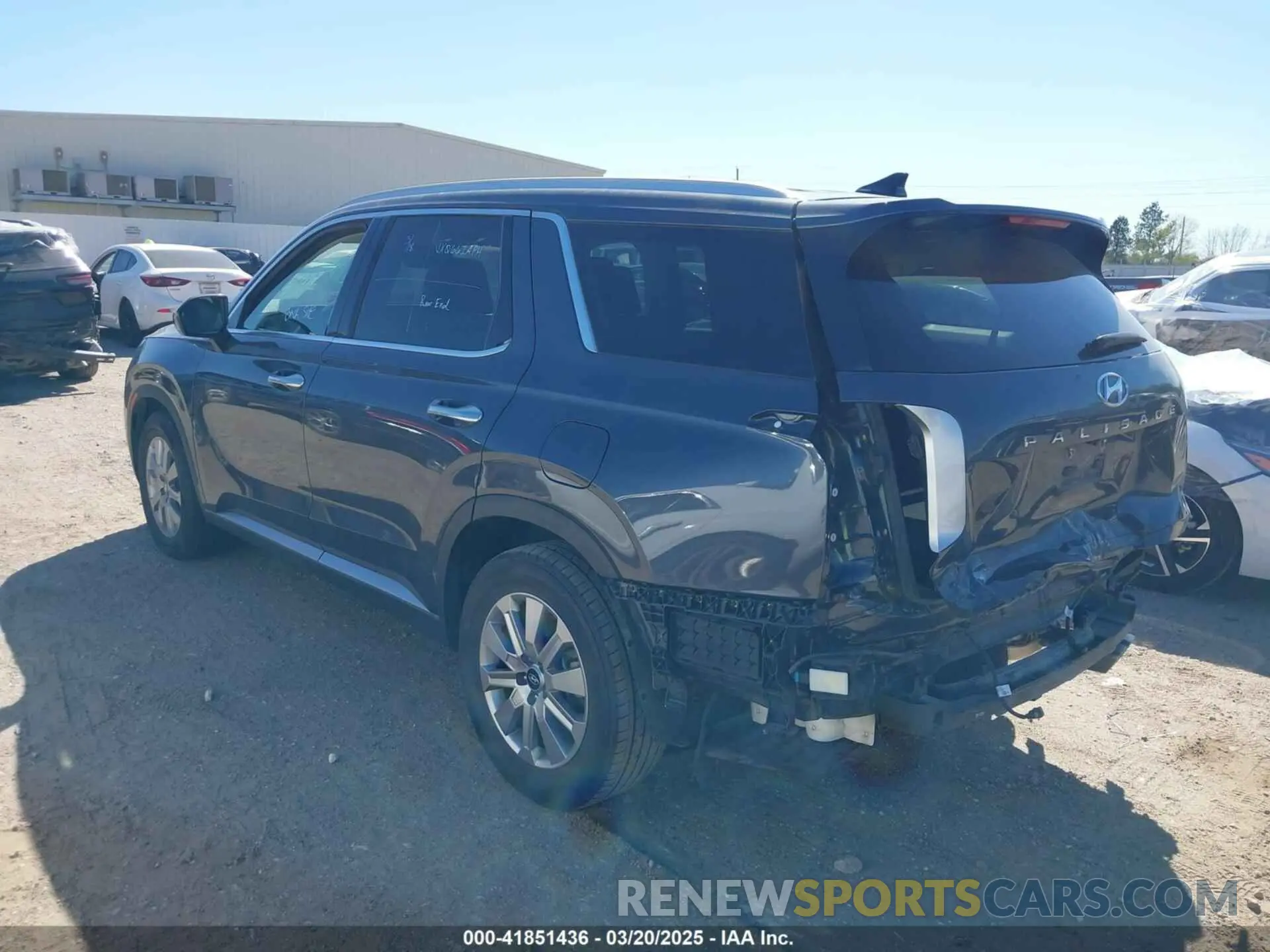 3 fotografías del automóvil dañado KM8R24GE8RU714034 HYUNDAI PALISADE 2024