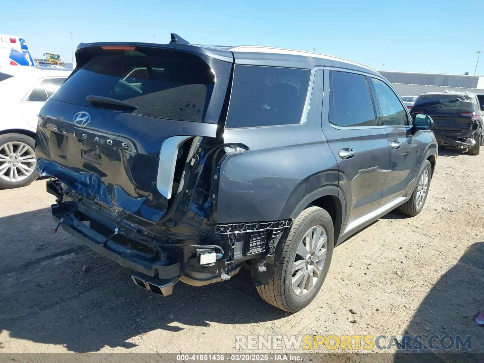 4 fotografías del automóvil dañado KM8R24GE8RU714034 HYUNDAI PALISADE 2024