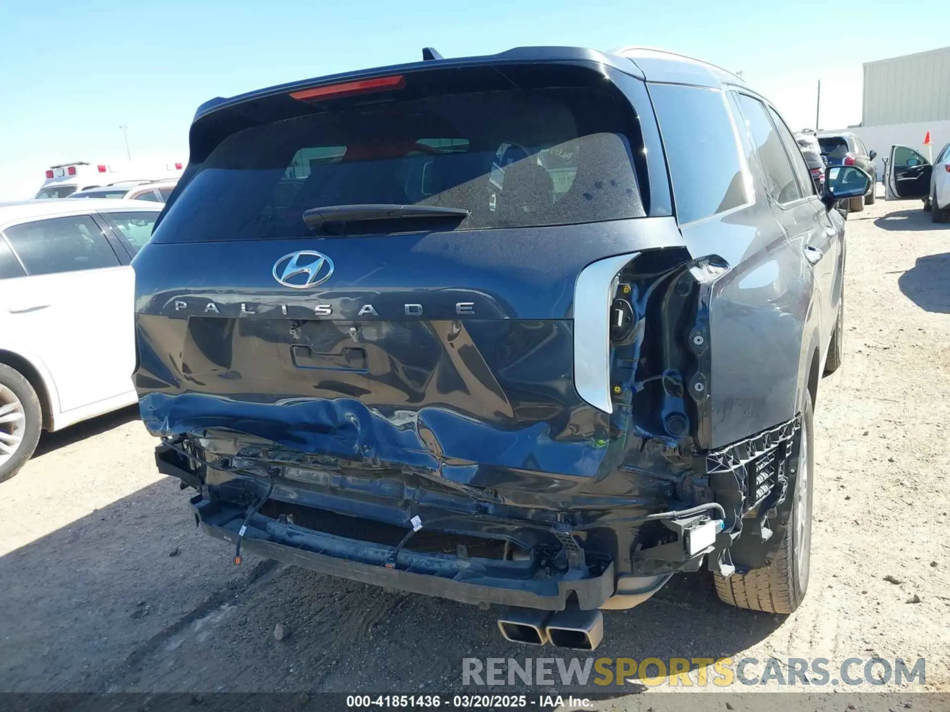 6 fotografías del automóvil dañado KM8R24GE8RU714034 HYUNDAI PALISADE 2024