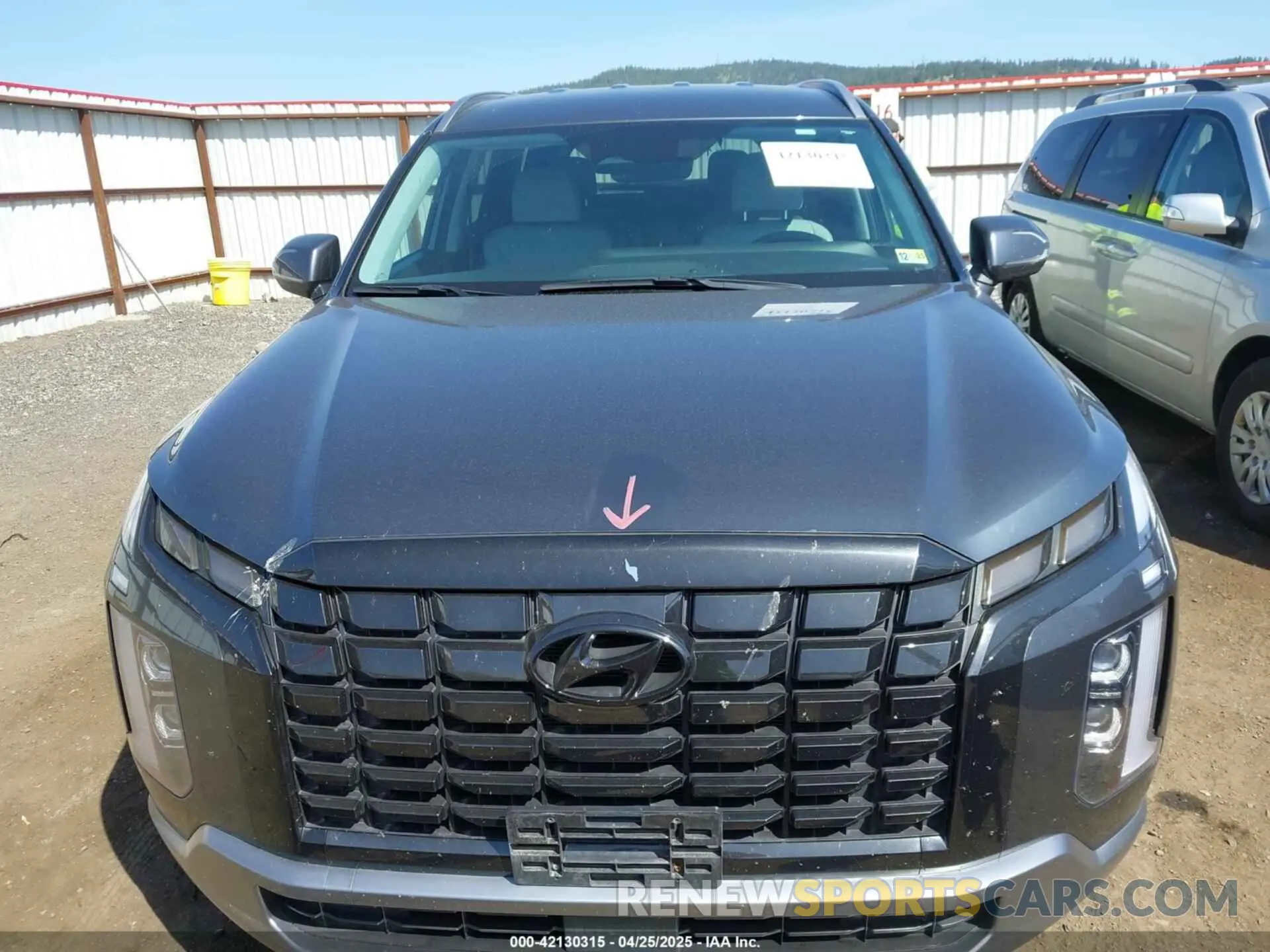 12 fotografías del automóvil dañado KM8R2DGE1RU682530 HYUNDAI PALISADE 2024