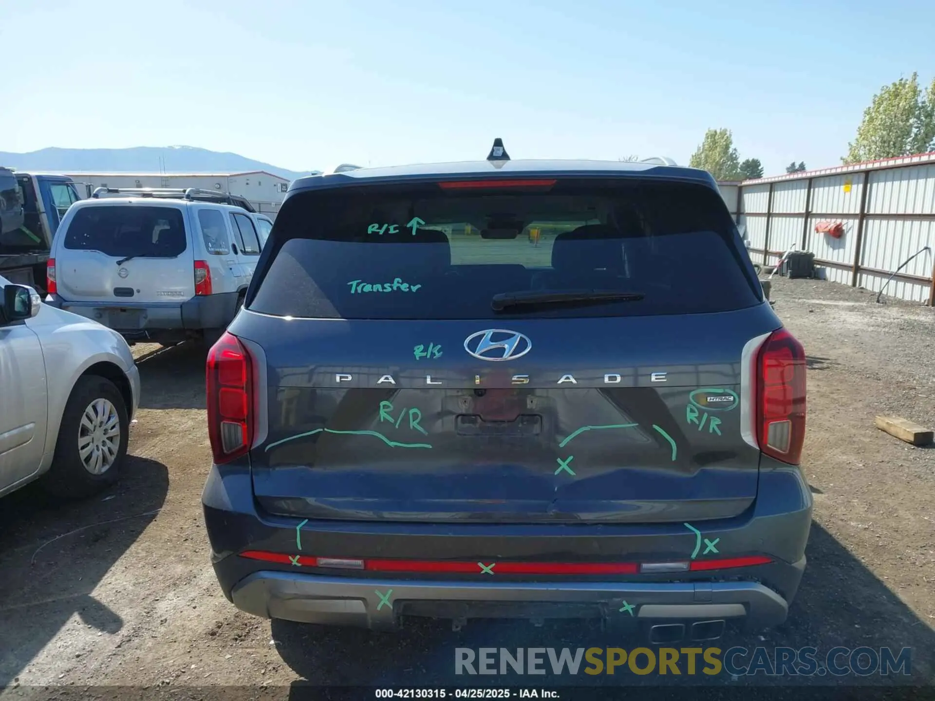 16 fotografías del automóvil dañado KM8R2DGE1RU682530 HYUNDAI PALISADE 2024
