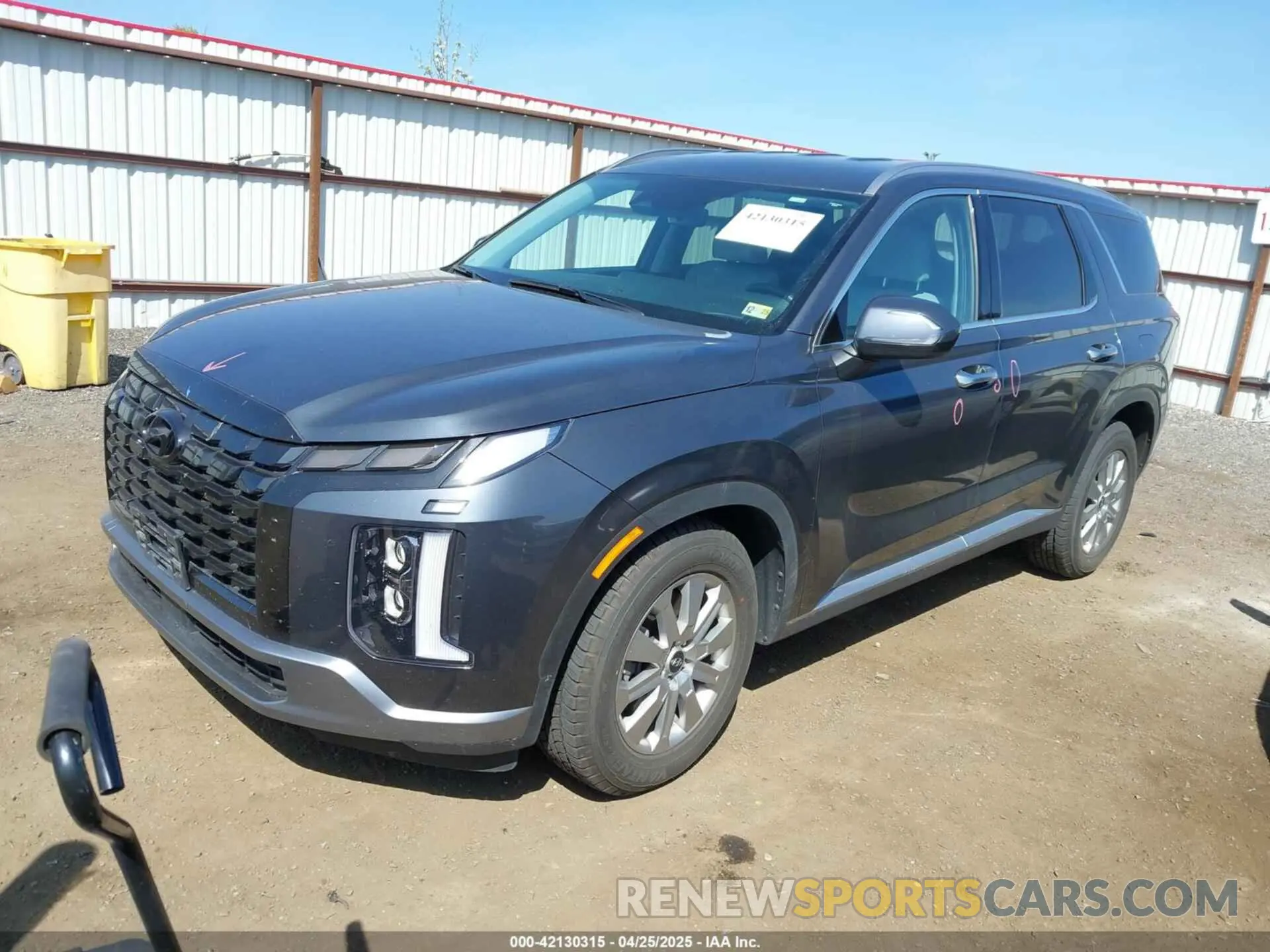 2 fotografías del automóvil dañado KM8R2DGE1RU682530 HYUNDAI PALISADE 2024