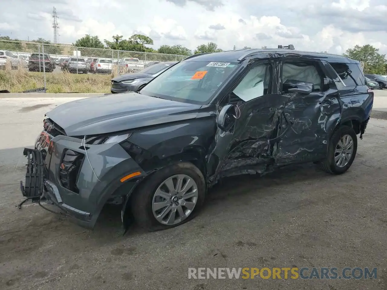 1 fotografías del automóvil dañado KM8R2DGE1RU714635 HYUNDAI PALISADE 2024