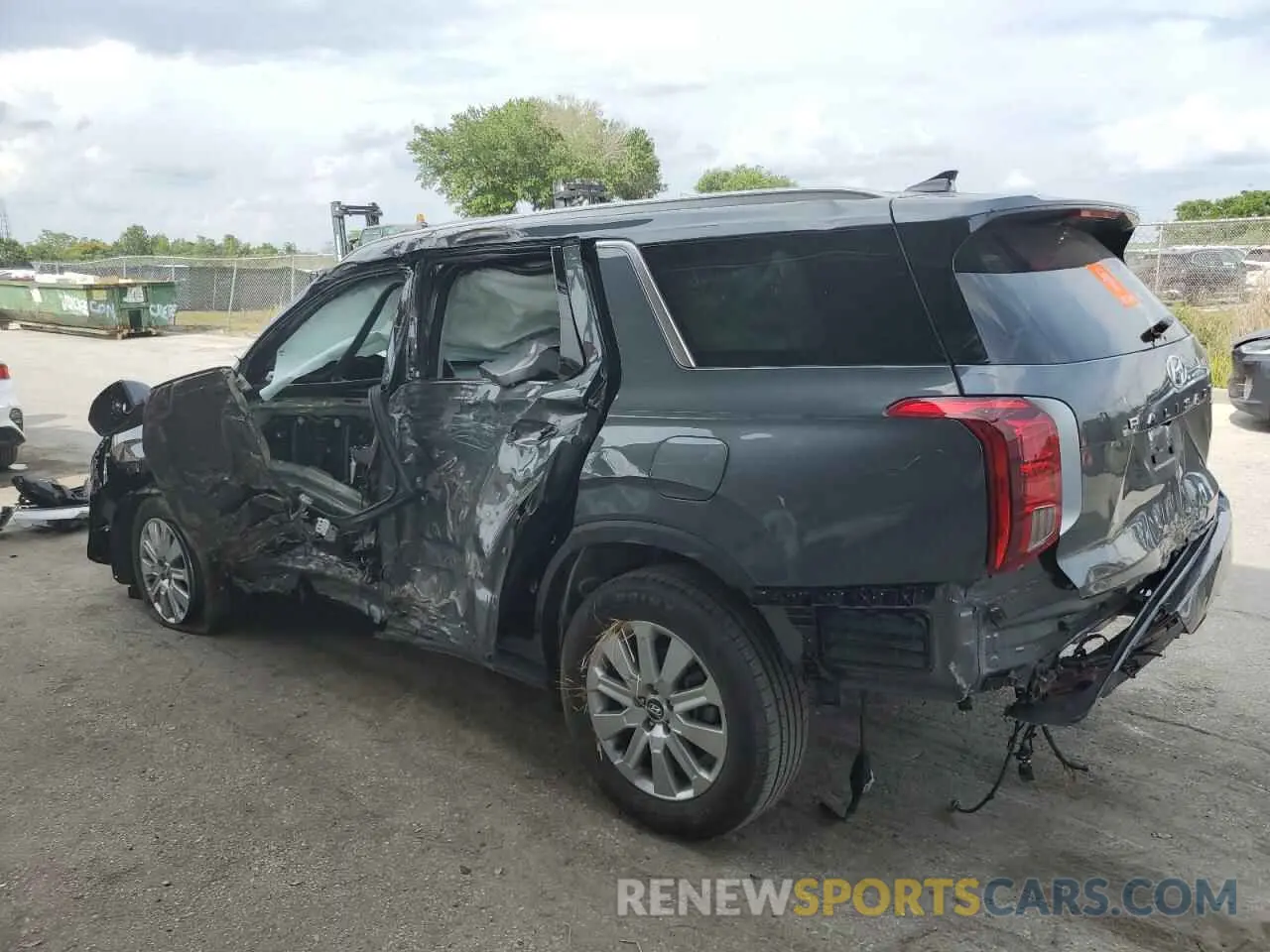 2 fotografías del automóvil dañado KM8R2DGE1RU714635 HYUNDAI PALISADE 2024