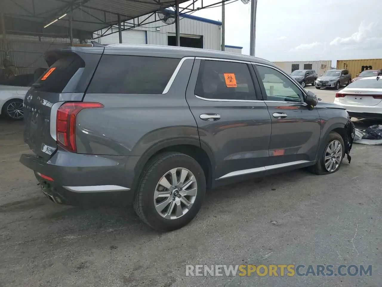 3 fotografías del automóvil dañado KM8R2DGE1RU714635 HYUNDAI PALISADE 2024