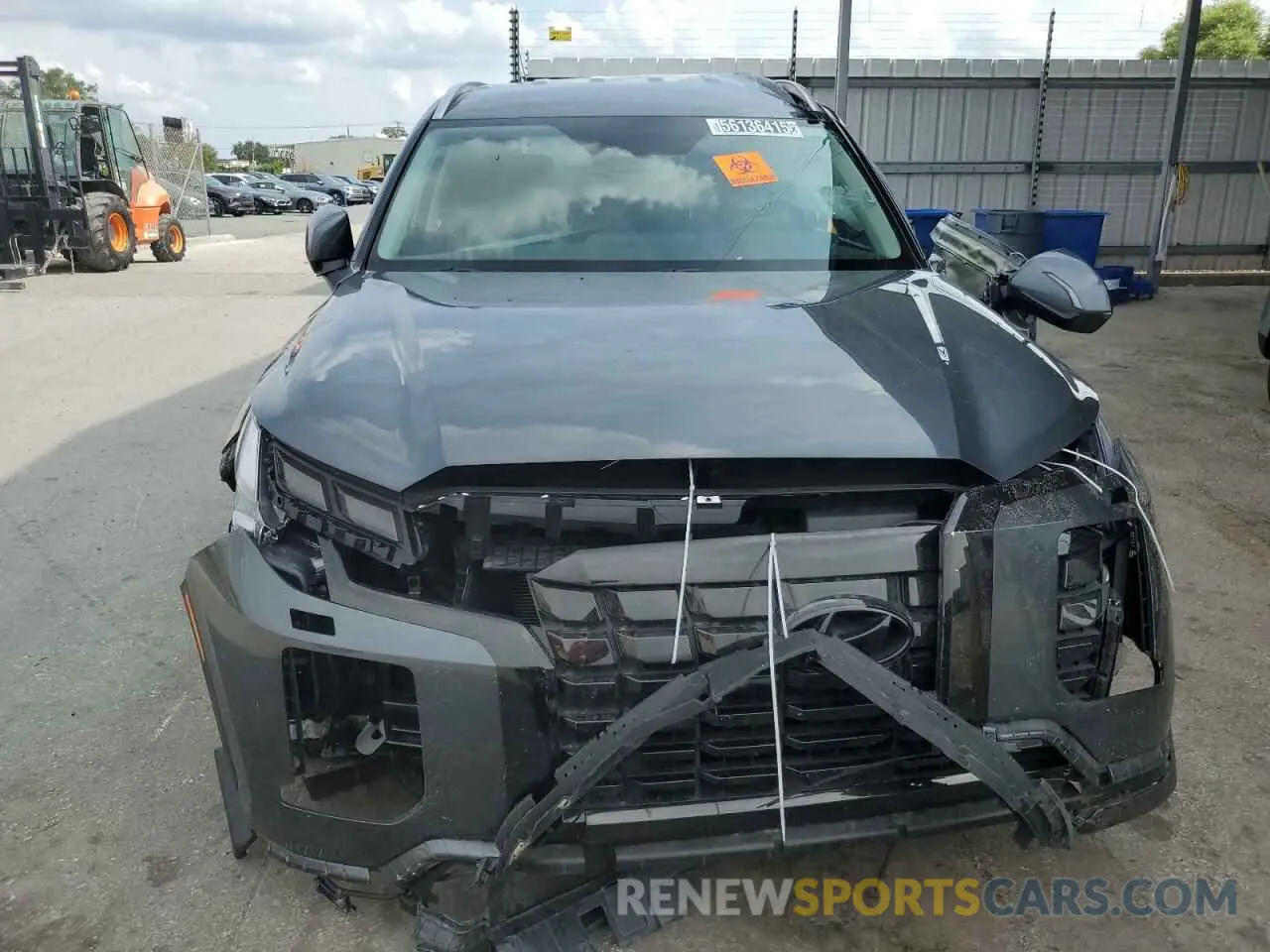5 fotografías del automóvil dañado KM8R2DGE1RU714635 HYUNDAI PALISADE 2024