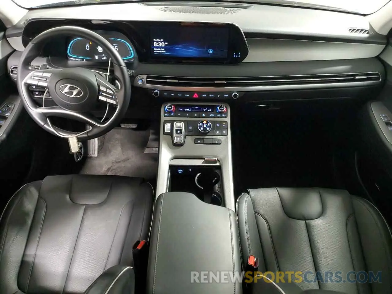 8 fotografías del automóvil dañado KM8R2DGE1RU786371 HYUNDAI PALISADE 2024