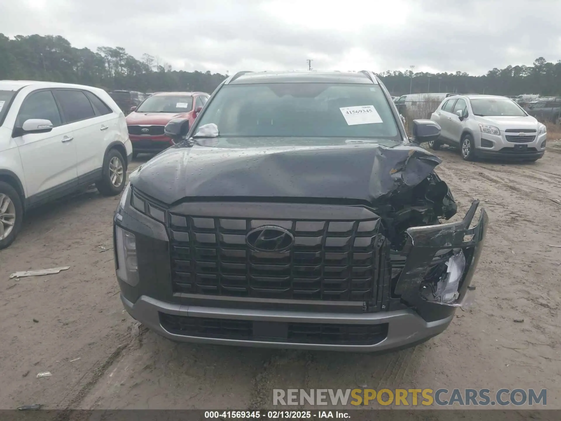 12 fotografías del automóvil dañado KM8R2DGE3RU742050 HYUNDAI PALISADE 2024