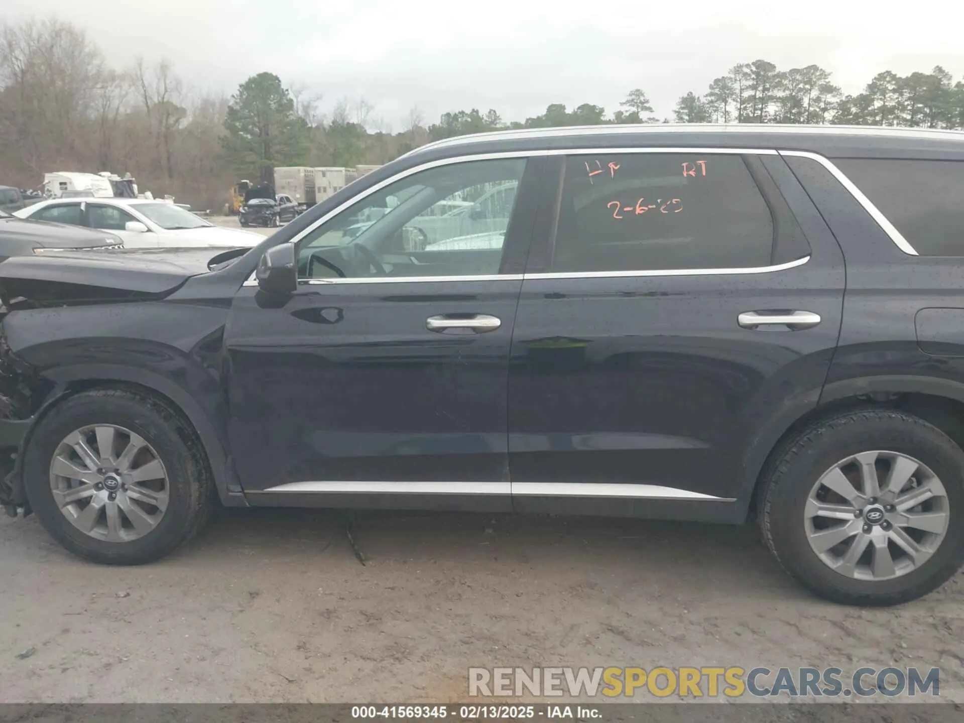 14 fotografías del automóvil dañado KM8R2DGE3RU742050 HYUNDAI PALISADE 2024