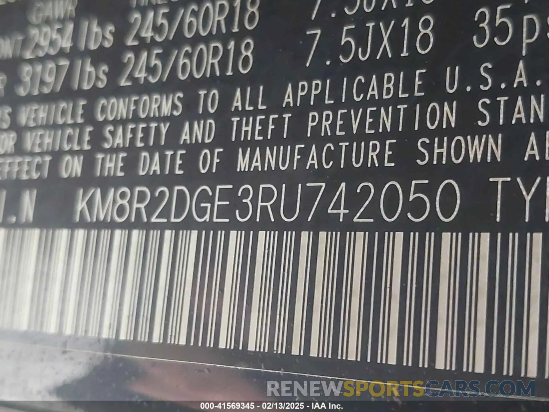 9 fotografías del automóvil dañado KM8R2DGE3RU742050 HYUNDAI PALISADE 2024