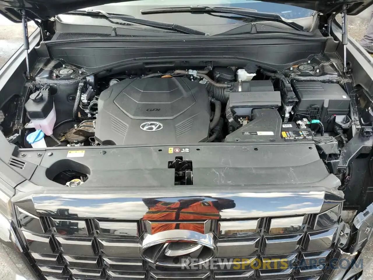 12 fotografías del automóvil dañado KM8R2DGE5RU715593 HYUNDAI PALISADE 2024