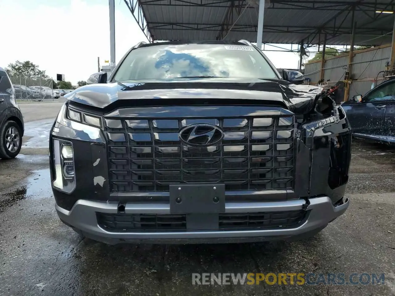 5 fotografías del automóvil dañado KM8R2DGE5RU715593 HYUNDAI PALISADE 2024