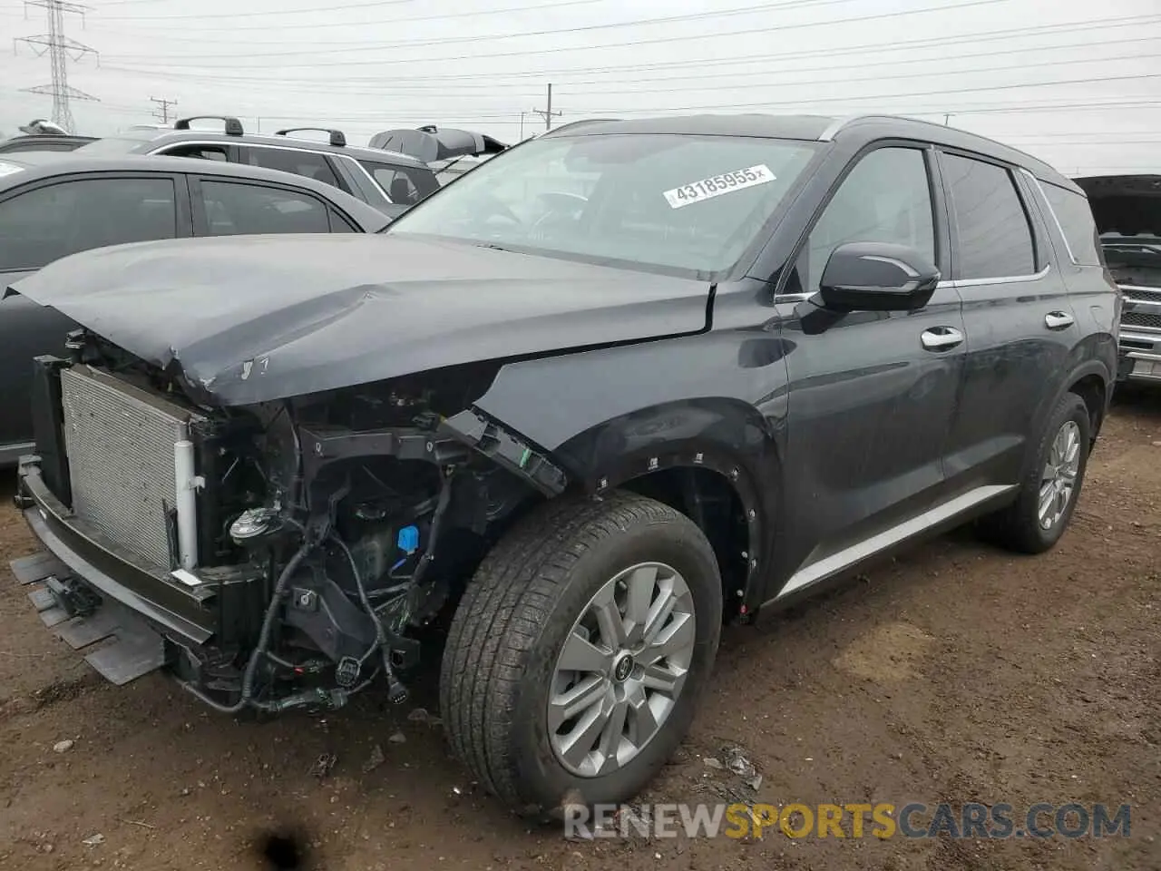 1 fotografías del automóvil dañado KM8R2DGE7RU694021 HYUNDAI PALISADE 2024