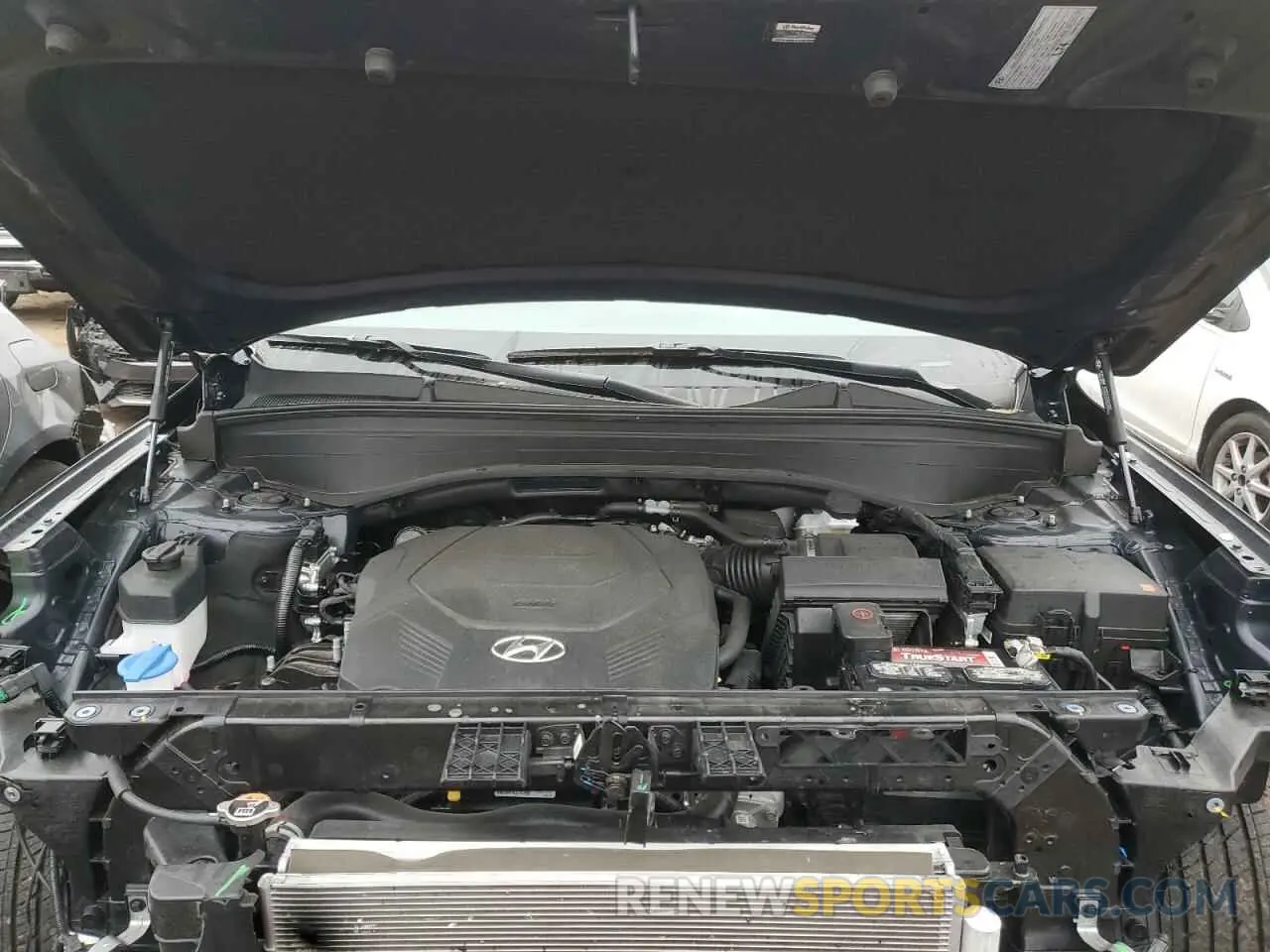 11 fotografías del automóvil dañado KM8R2DGE7RU694021 HYUNDAI PALISADE 2024