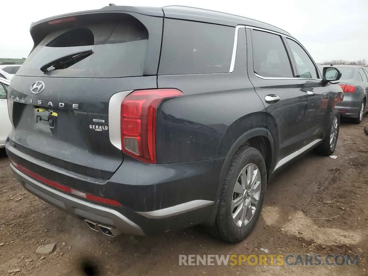 3 fotografías del automóvil dañado KM8R2DGE7RU694021 HYUNDAI PALISADE 2024