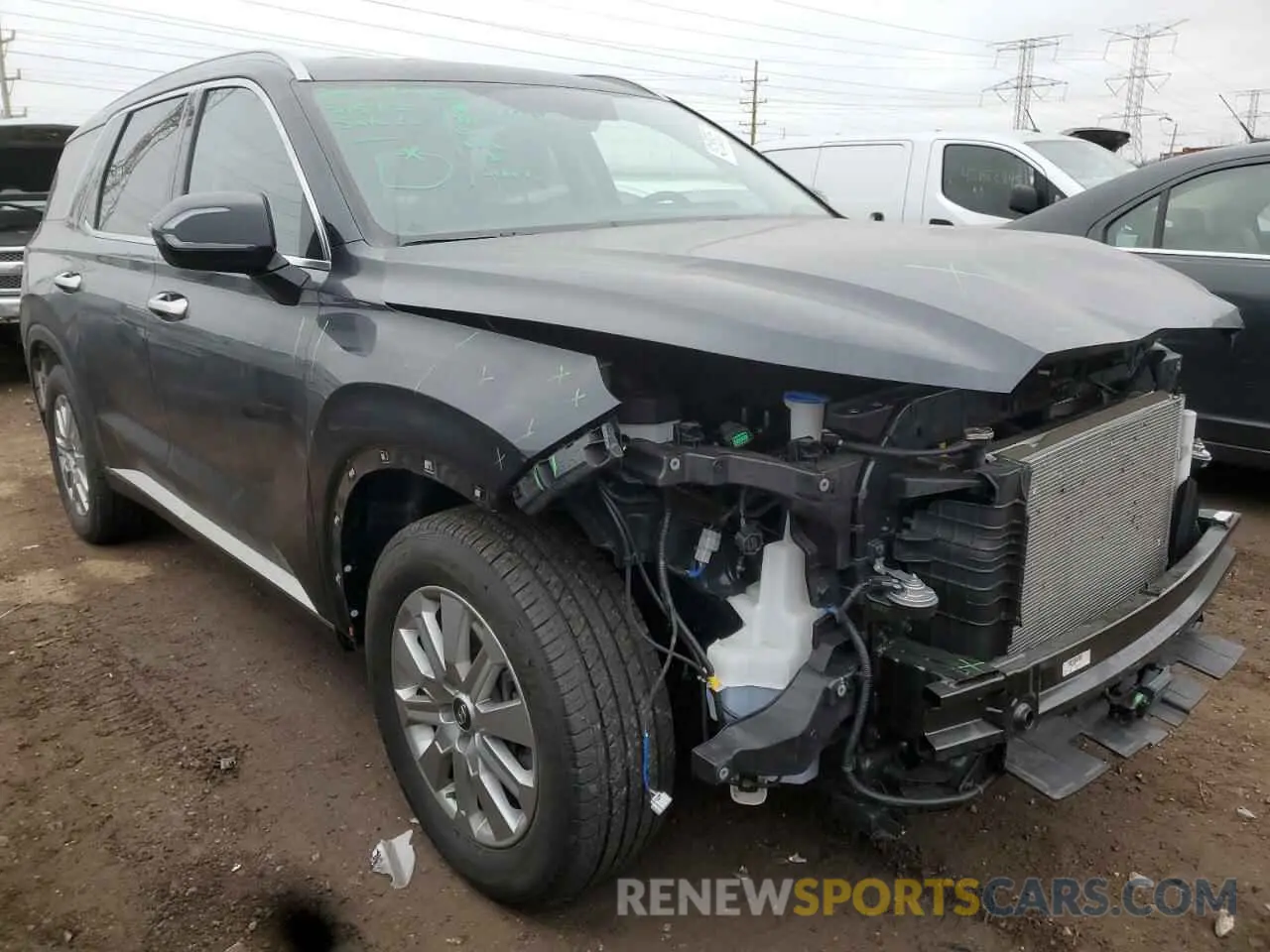 4 fotografías del automóvil dañado KM8R2DGE7RU694021 HYUNDAI PALISADE 2024