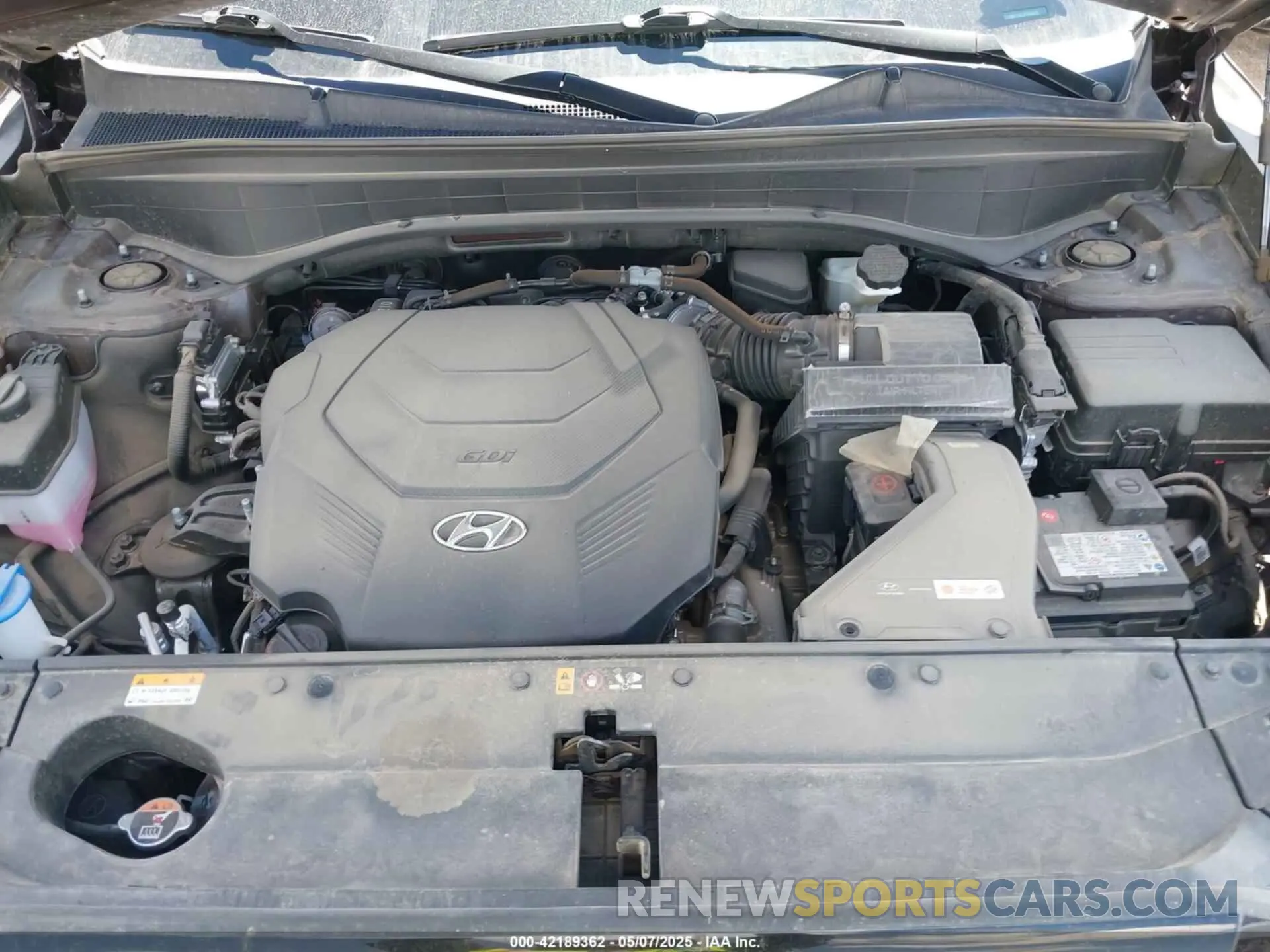 10 fotografías del automóvil dañado KM8R2DGE9RU660632 HYUNDAI PALISADE 2024