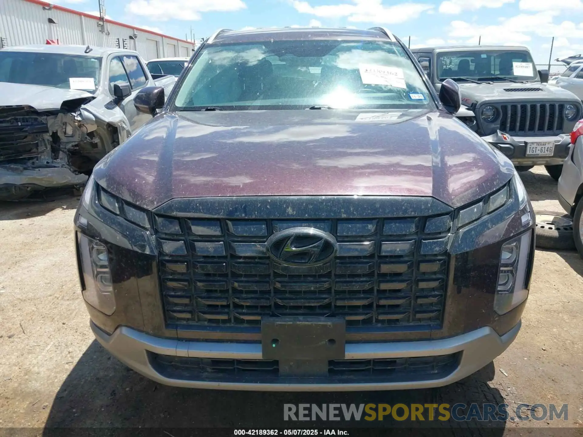 12 fotografías del automóvil dañado KM8R2DGE9RU660632 HYUNDAI PALISADE 2024