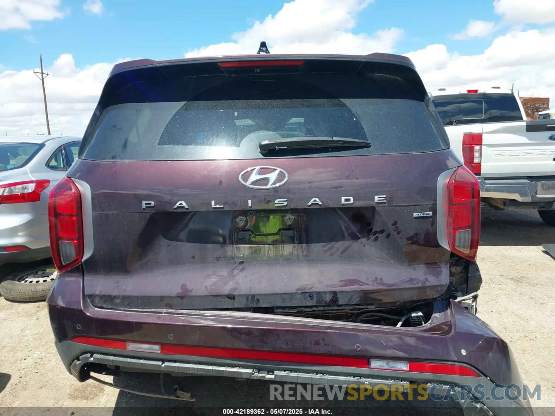 16 fotografías del automóvil dañado KM8R2DGE9RU660632 HYUNDAI PALISADE 2024