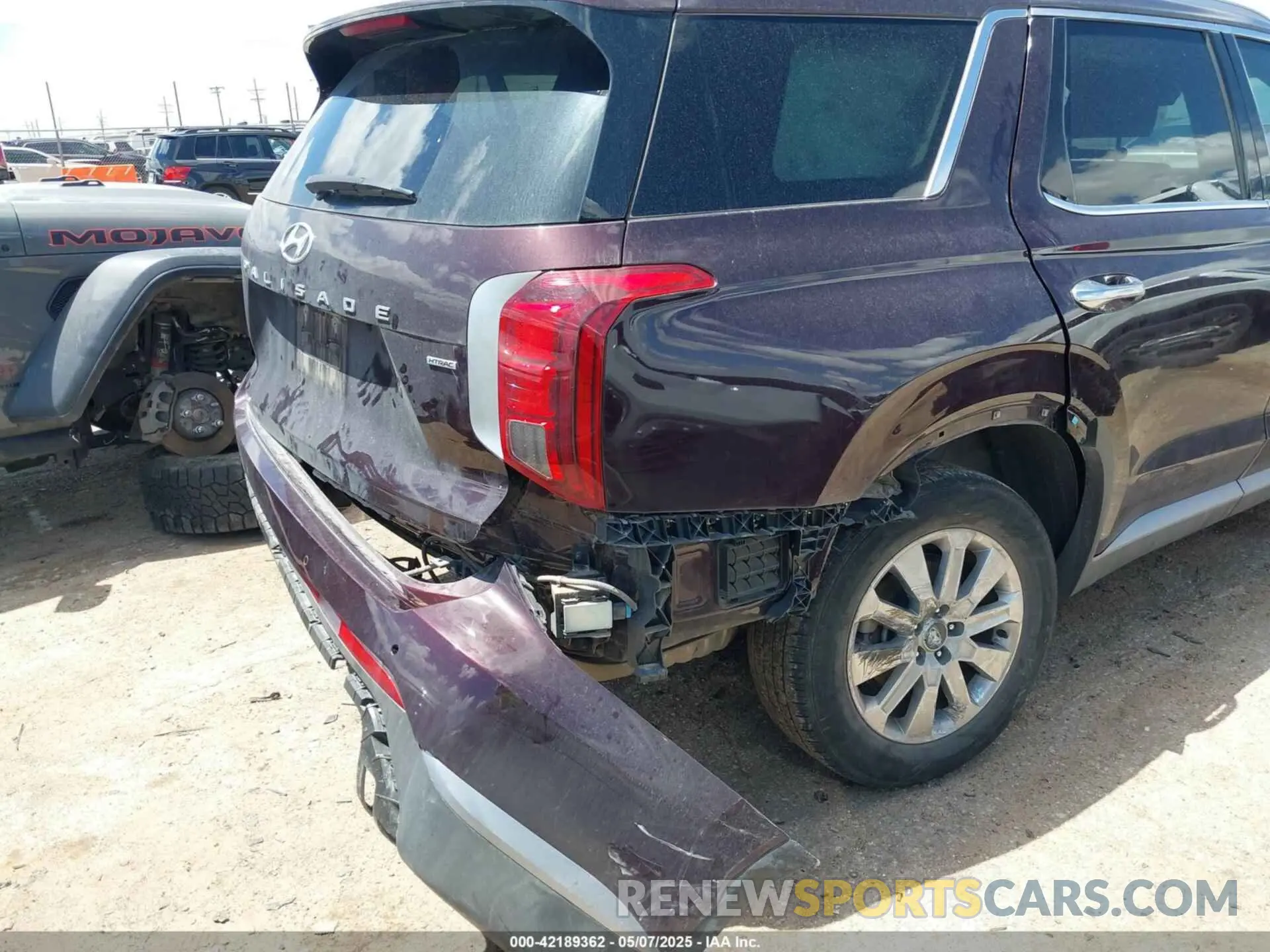 6 fotografías del automóvil dañado KM8R2DGE9RU660632 HYUNDAI PALISADE 2024