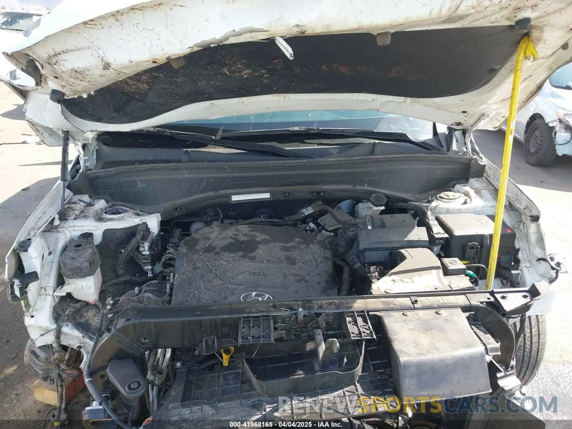 10 fotografías del automóvil dañado KM8R34GE0RU689627 HYUNDAI PALISADE 2024