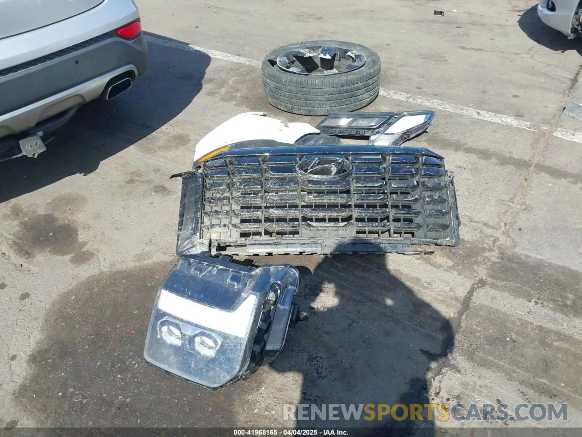11 fotografías del automóvil dañado KM8R34GE0RU689627 HYUNDAI PALISADE 2024