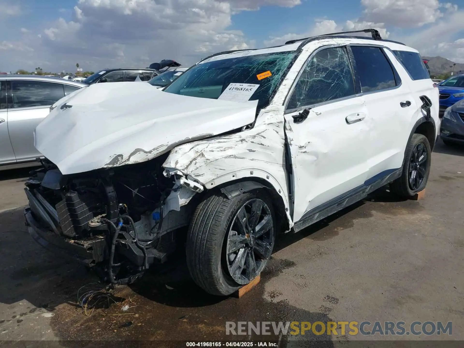 2 fotografías del automóvil dañado KM8R34GE0RU689627 HYUNDAI PALISADE 2024