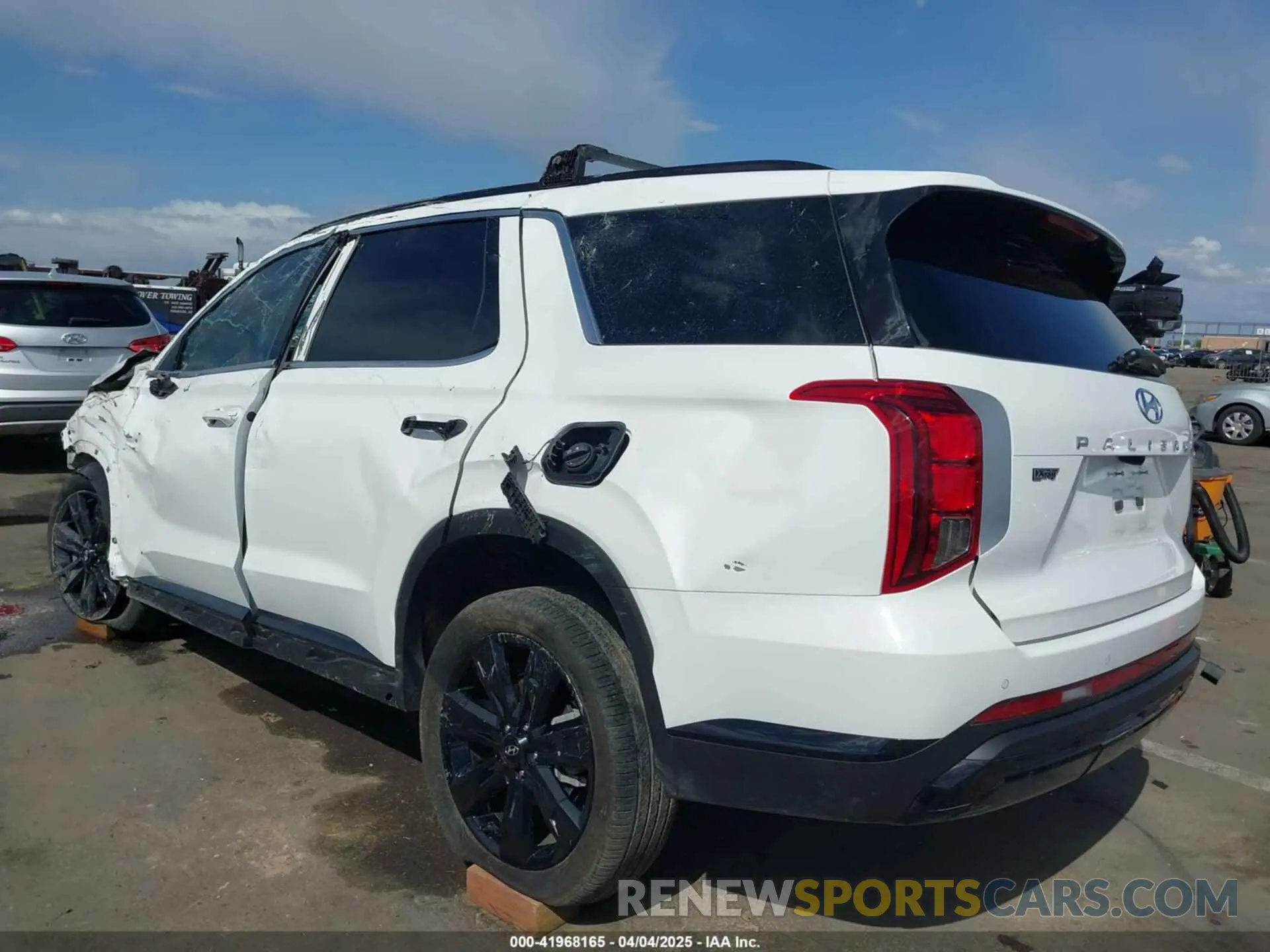 3 fotografías del automóvil dañado KM8R34GE0RU689627 HYUNDAI PALISADE 2024