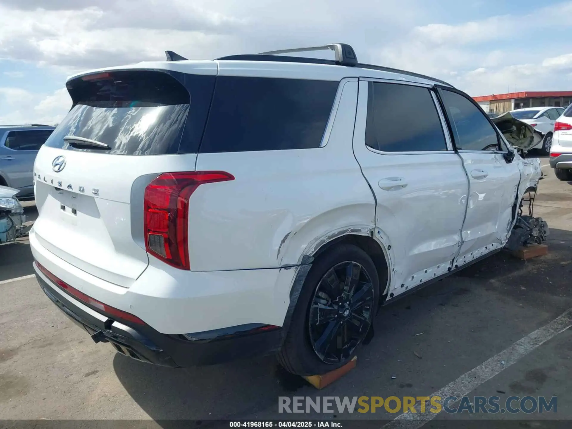 4 fotografías del automóvil dañado KM8R34GE0RU689627 HYUNDAI PALISADE 2024