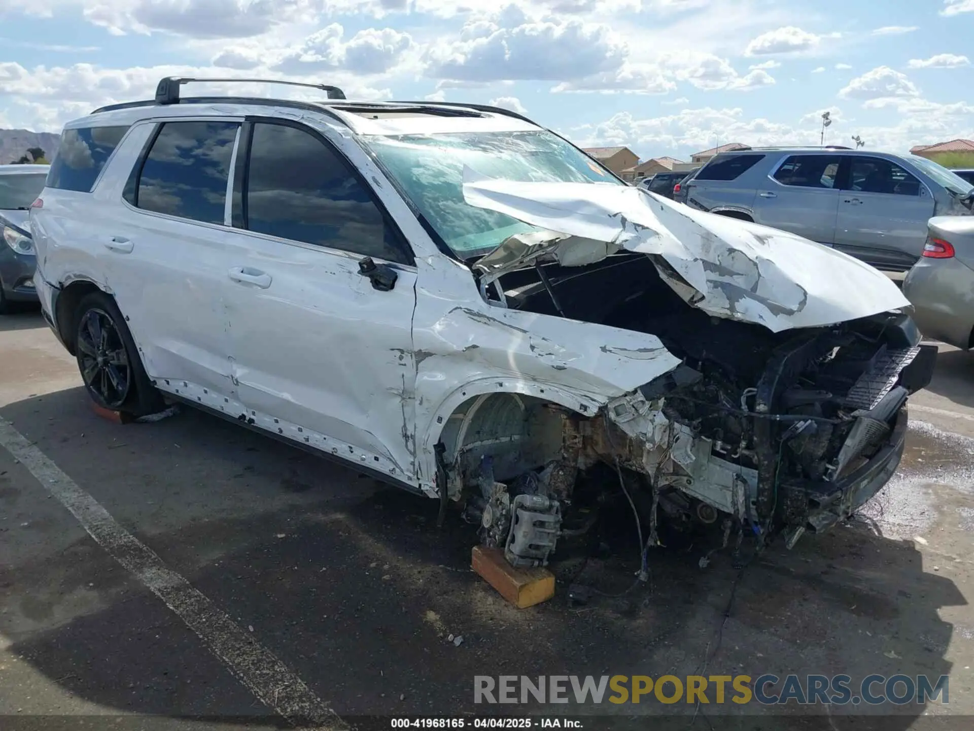 6 fotografías del automóvil dañado KM8R34GE0RU689627 HYUNDAI PALISADE 2024