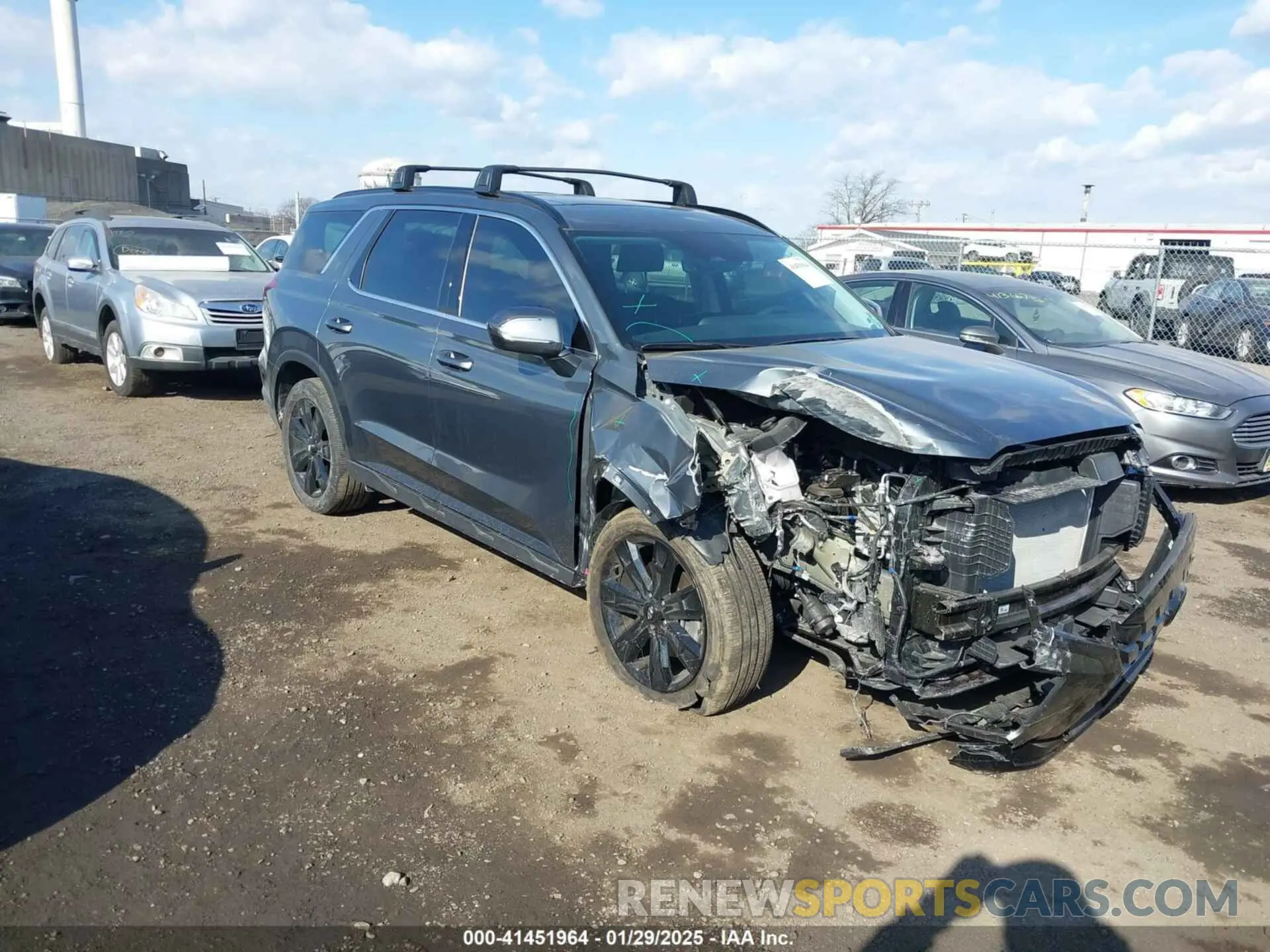 1 fotografías del automóvil dañado KM8R3DGE5RU731547 HYUNDAI PALISADE 2024
