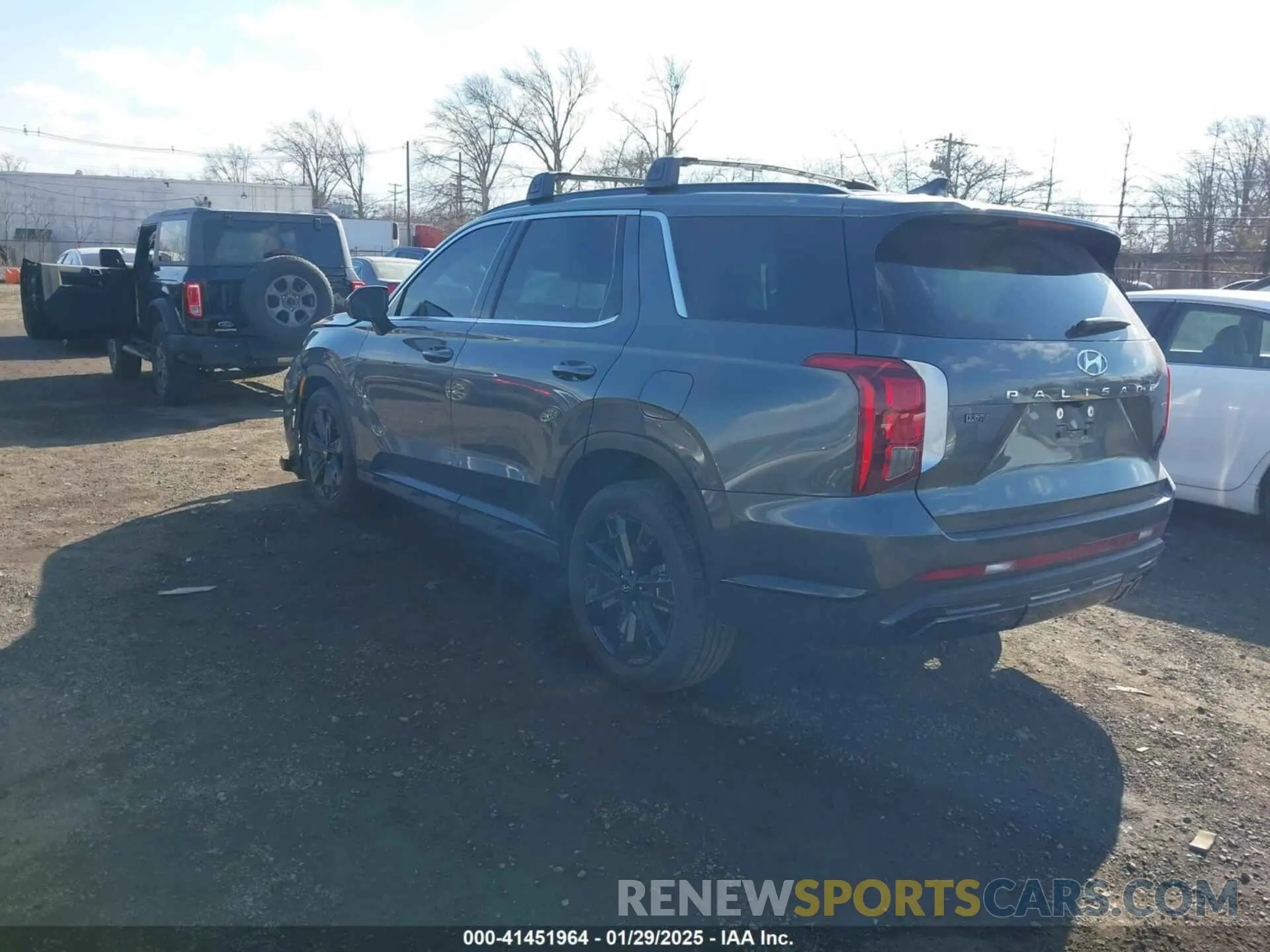 3 fotografías del automóvil dañado KM8R3DGE5RU731547 HYUNDAI PALISADE 2024